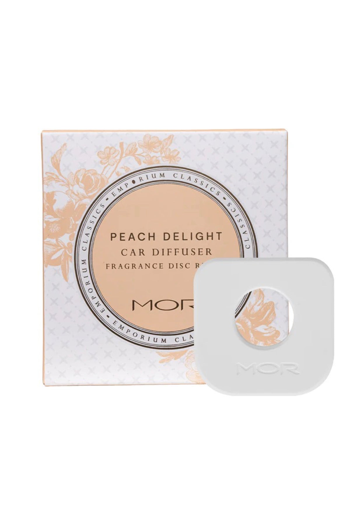 Mor Car Diffuser Peach Delight Fragrance Disc Refill