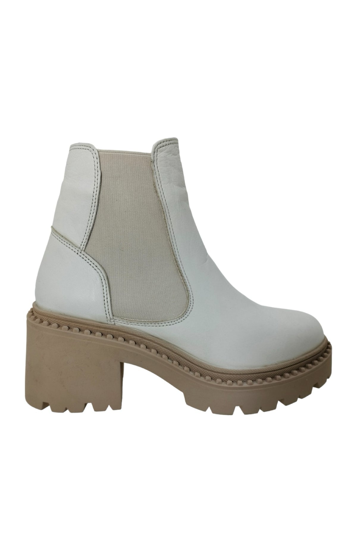Milly Egret Cream Ankle Boot
