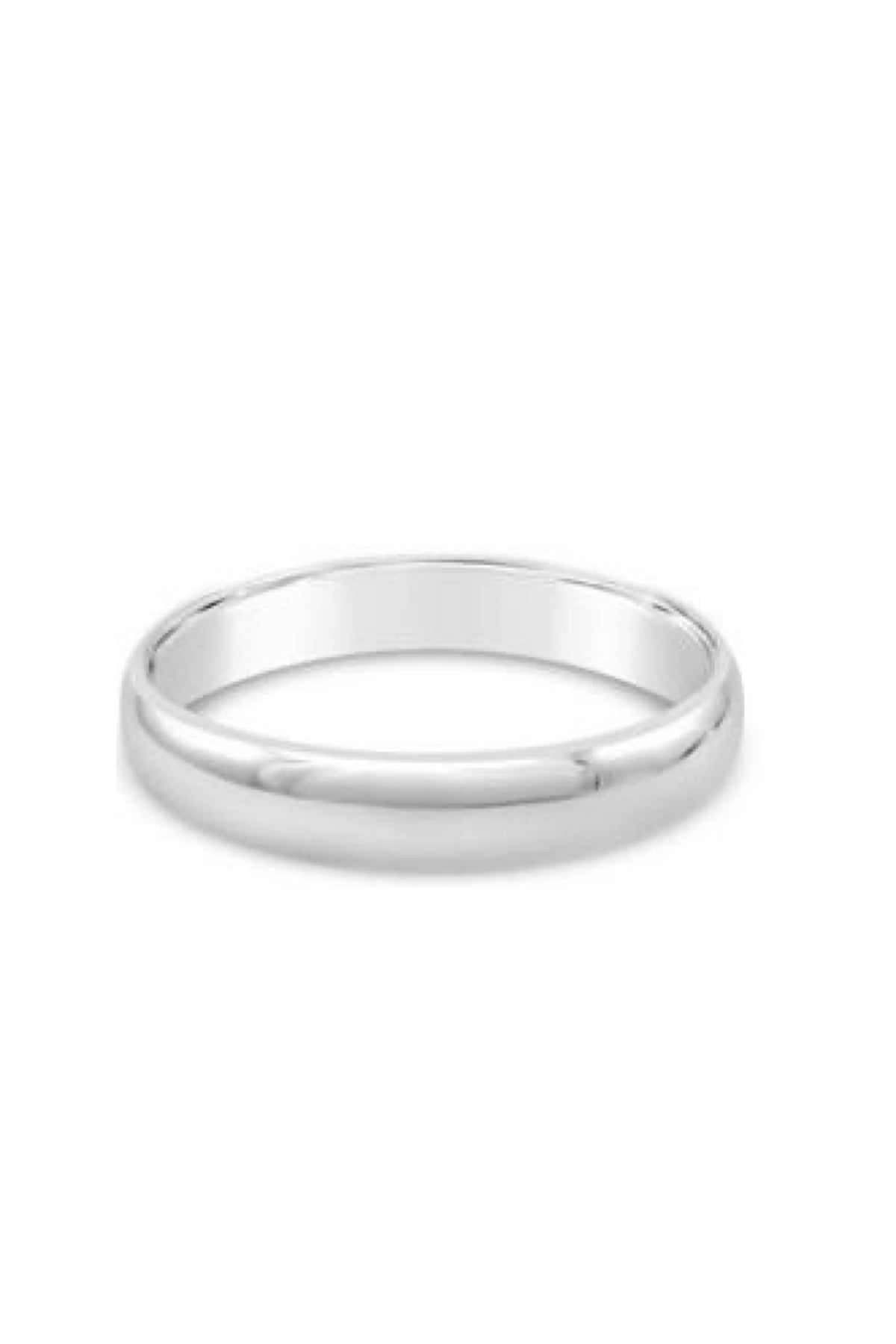 Sterling Silver Thick Bangle