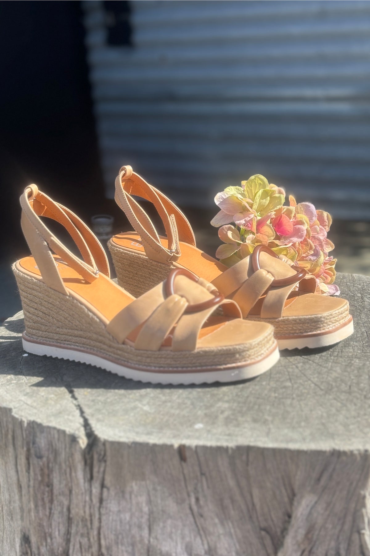 Zeline Tan Sandal