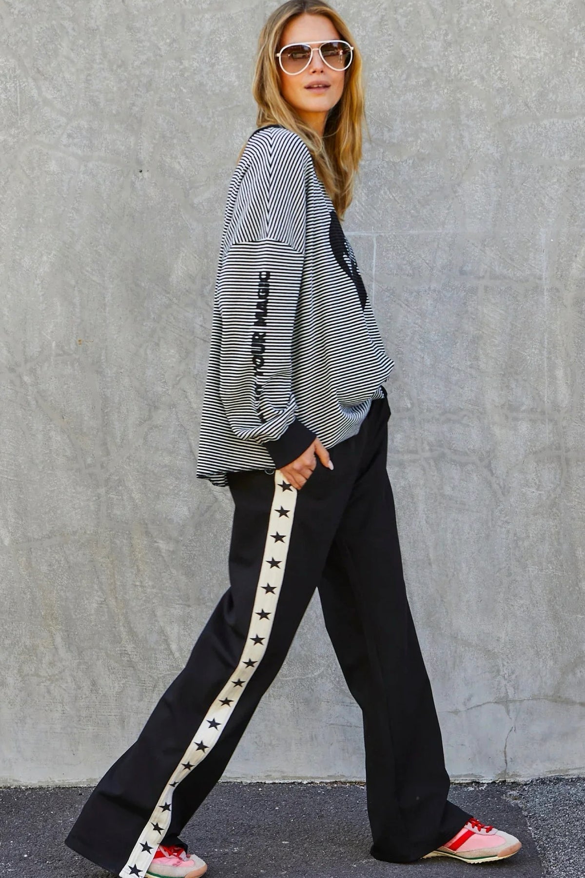 Varsity Star Sport Pant Black - PREORDER DELIVERY MID APRIL