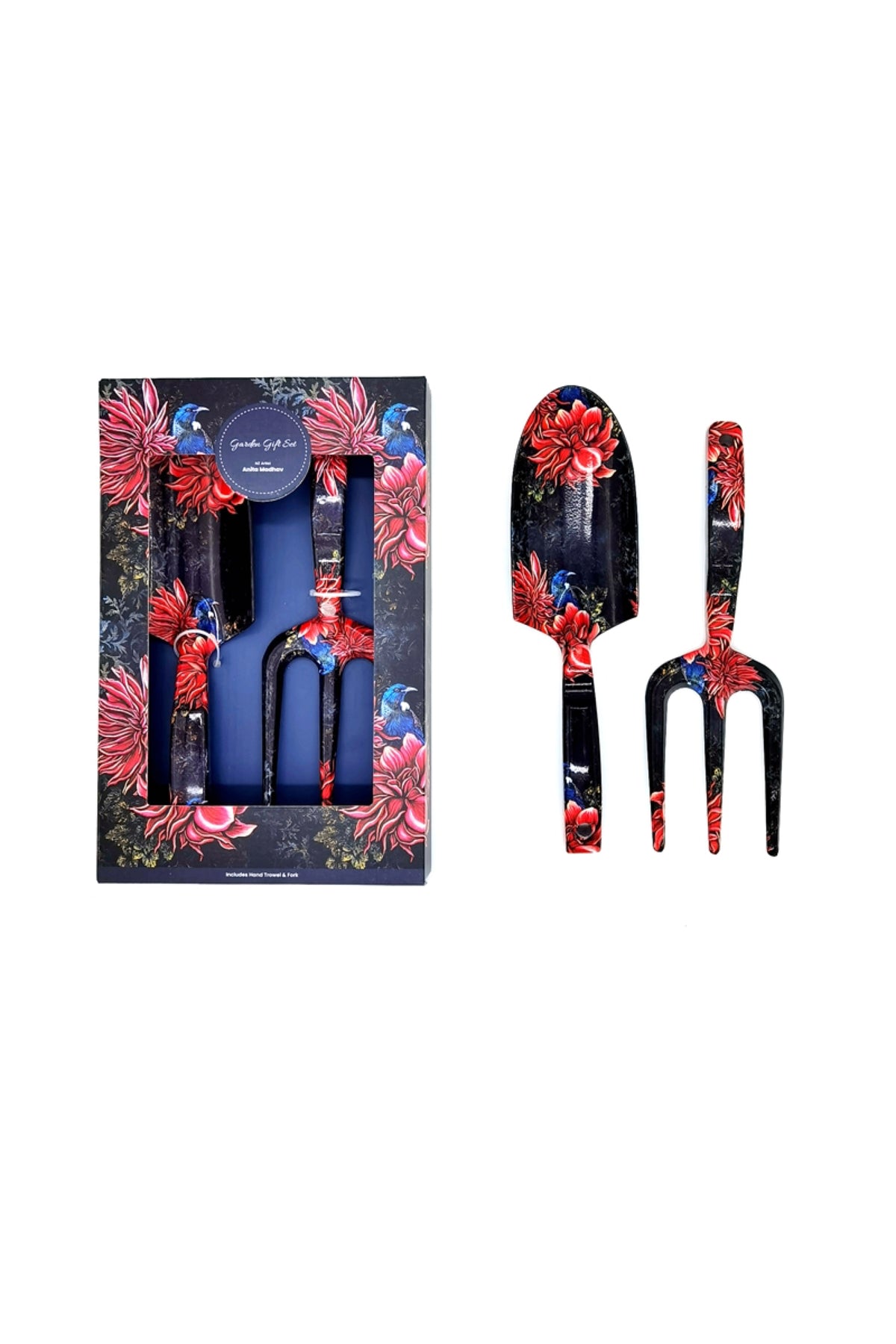 Garden Trowel & Fork Set Black