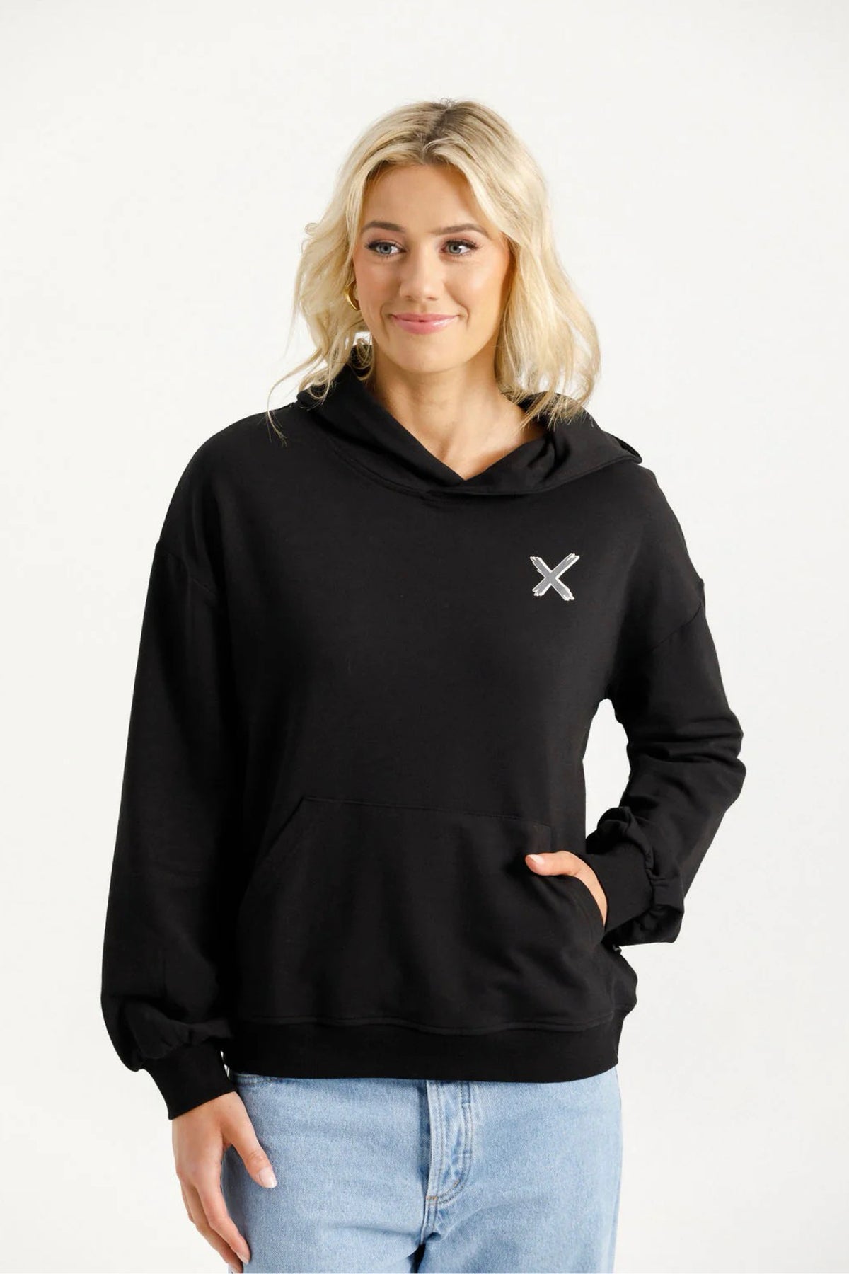 Elliot Hoodie Black With Shadow X