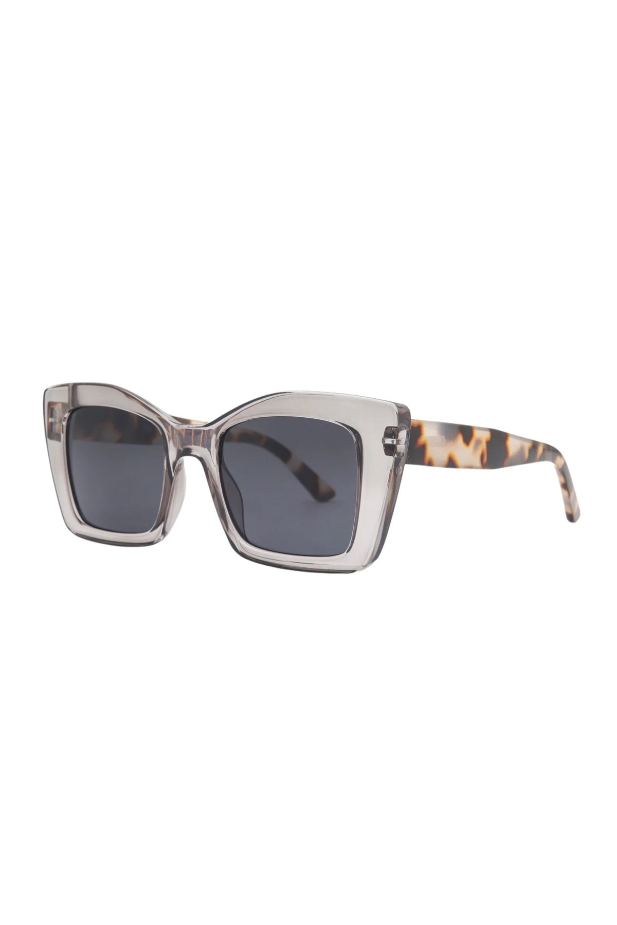 Cleo Sunglasses Grey Tortoise Shell