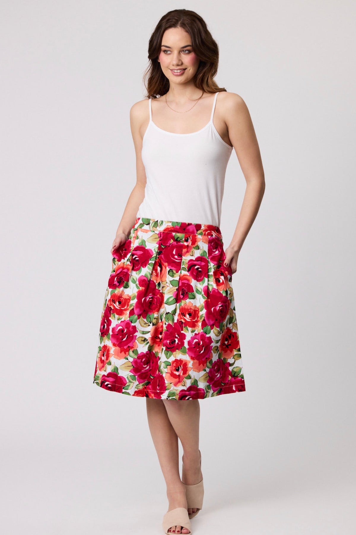 Heidi Rose Print Skirt