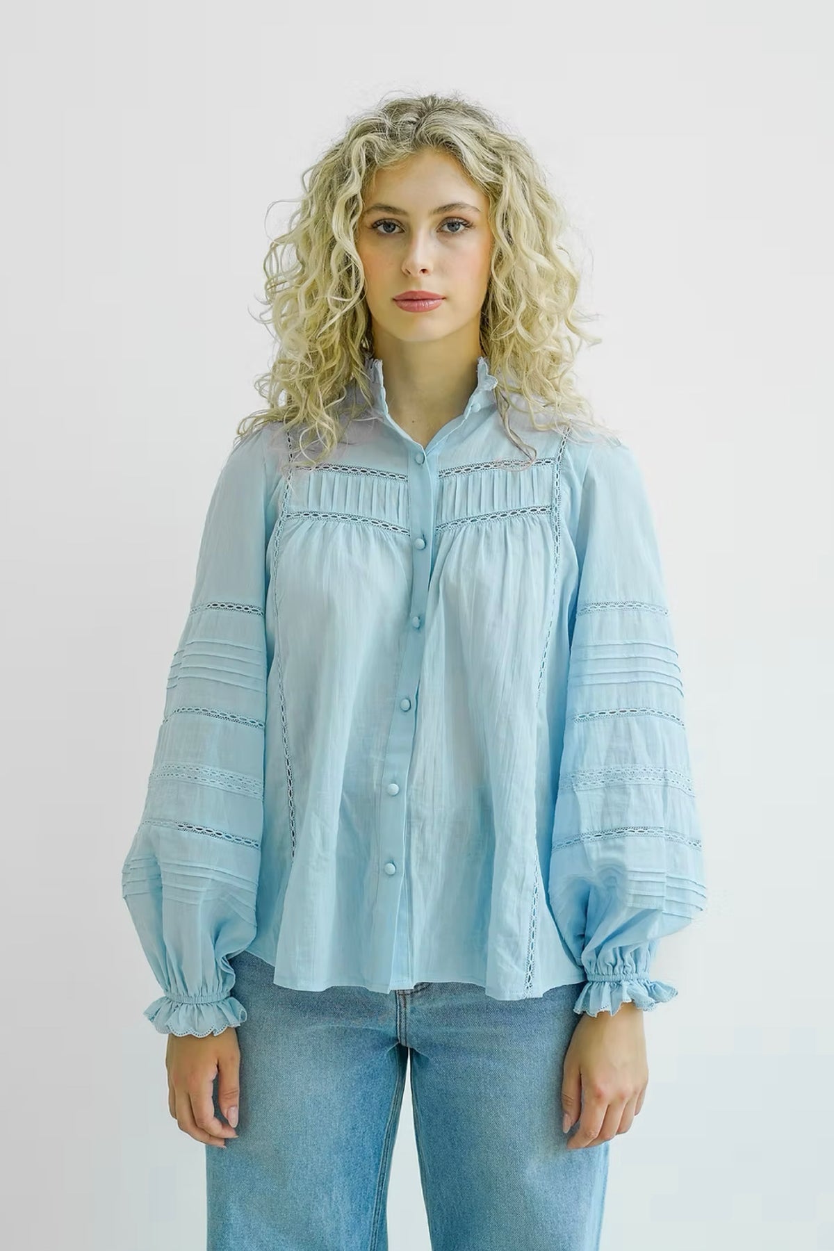 Hadley Top Pale Blue