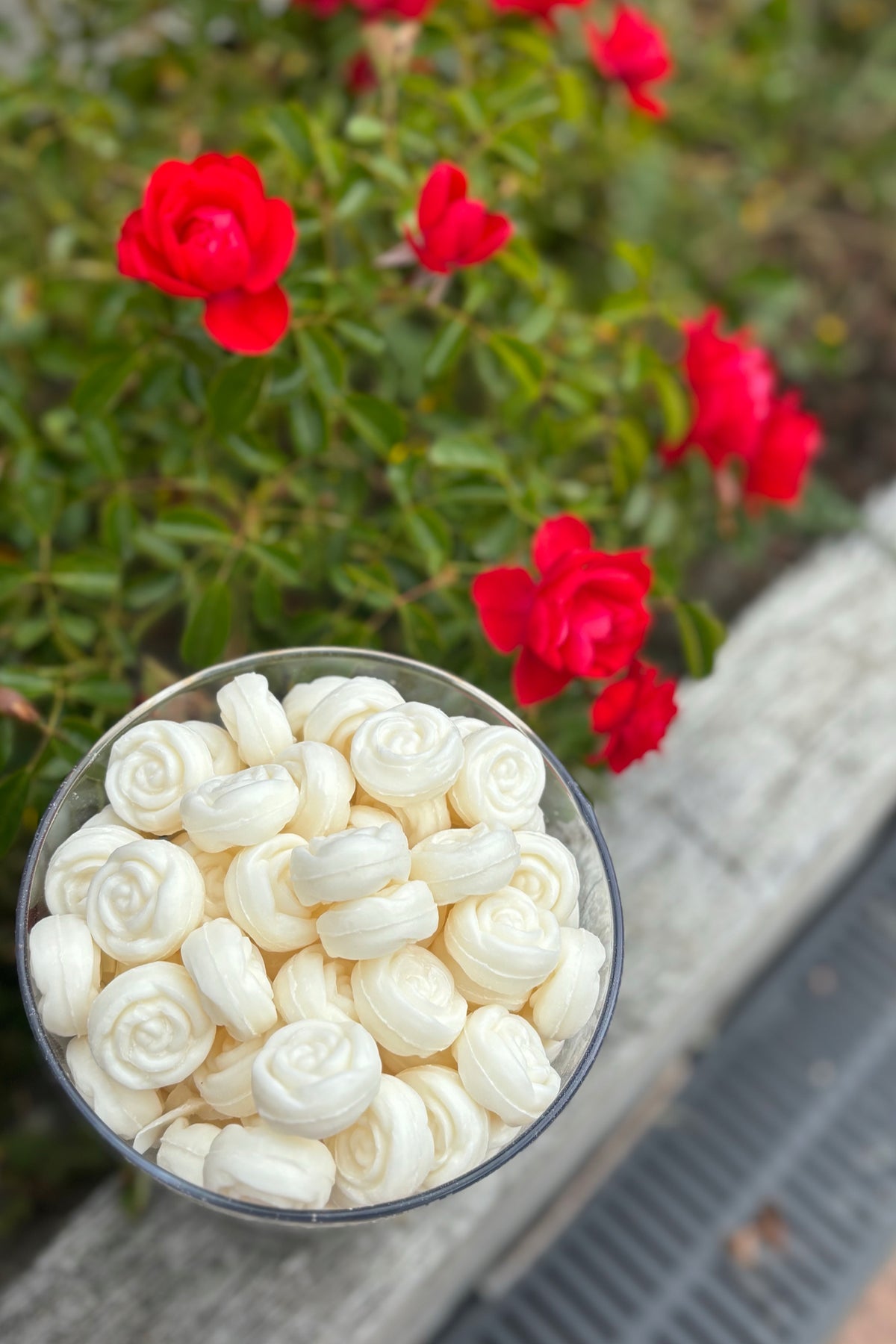 White Roses Mini Soap