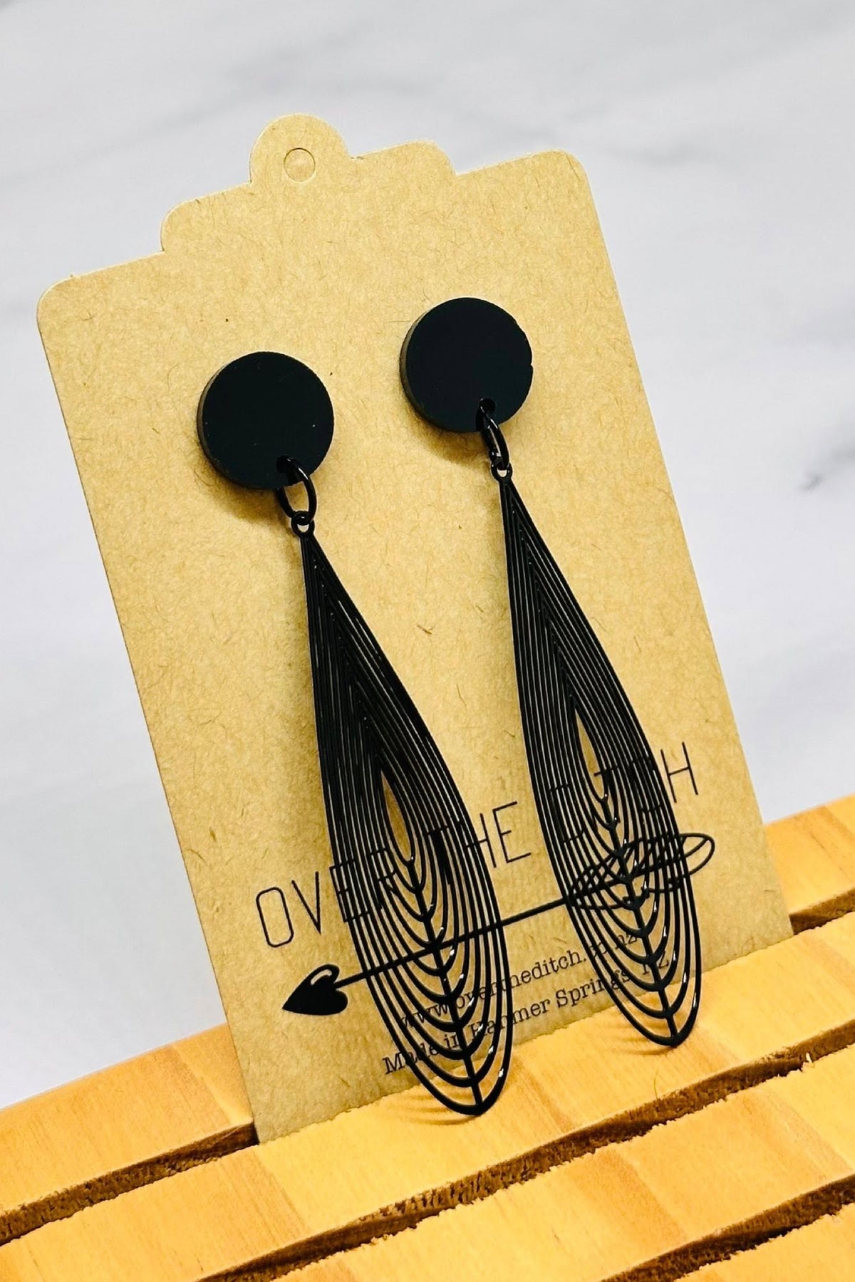 Black Drop Dangles