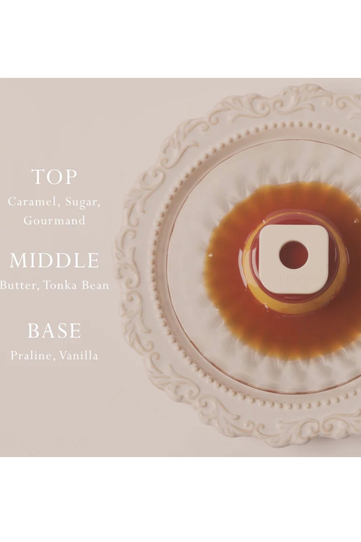 Mor Car Diffuser Cream Caramel Fragrance Disc Refill