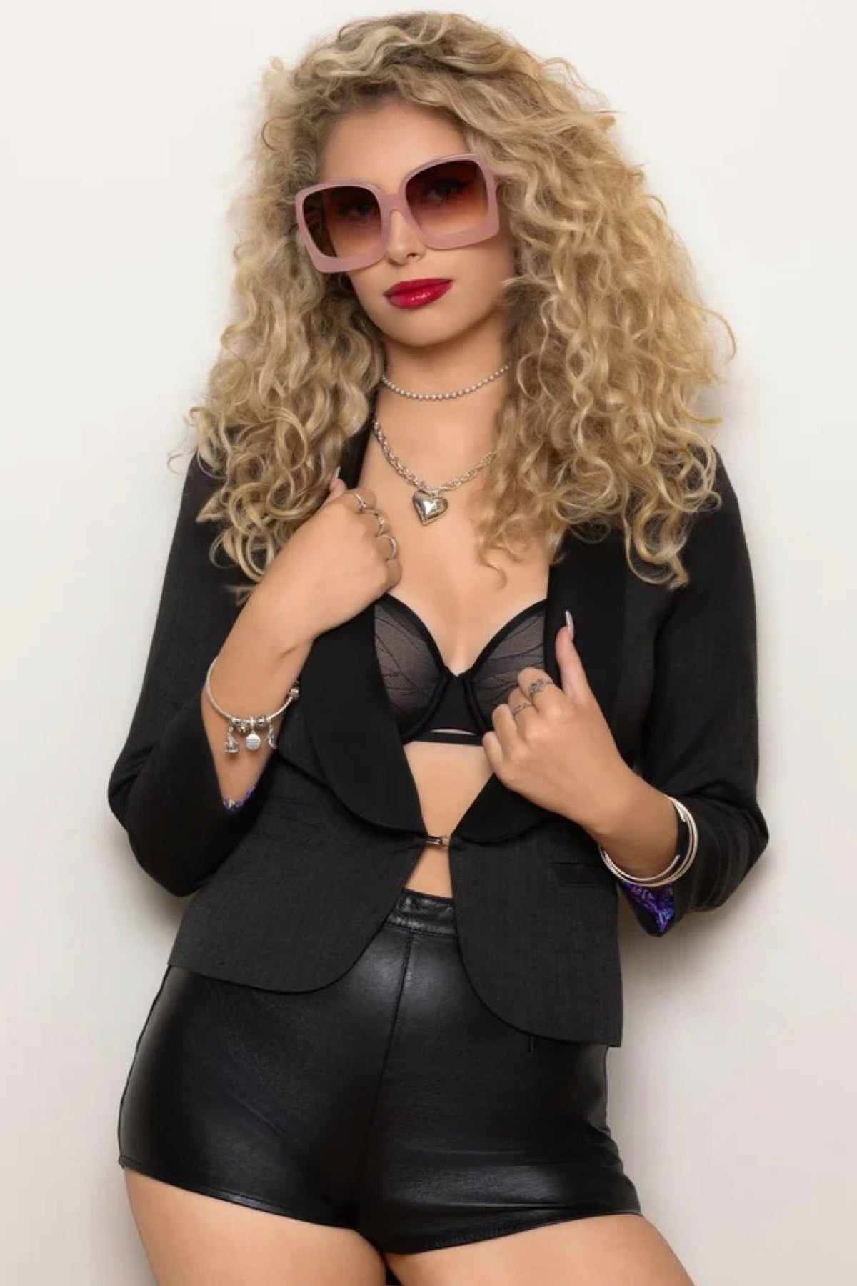 Acid Pink Sunglasses