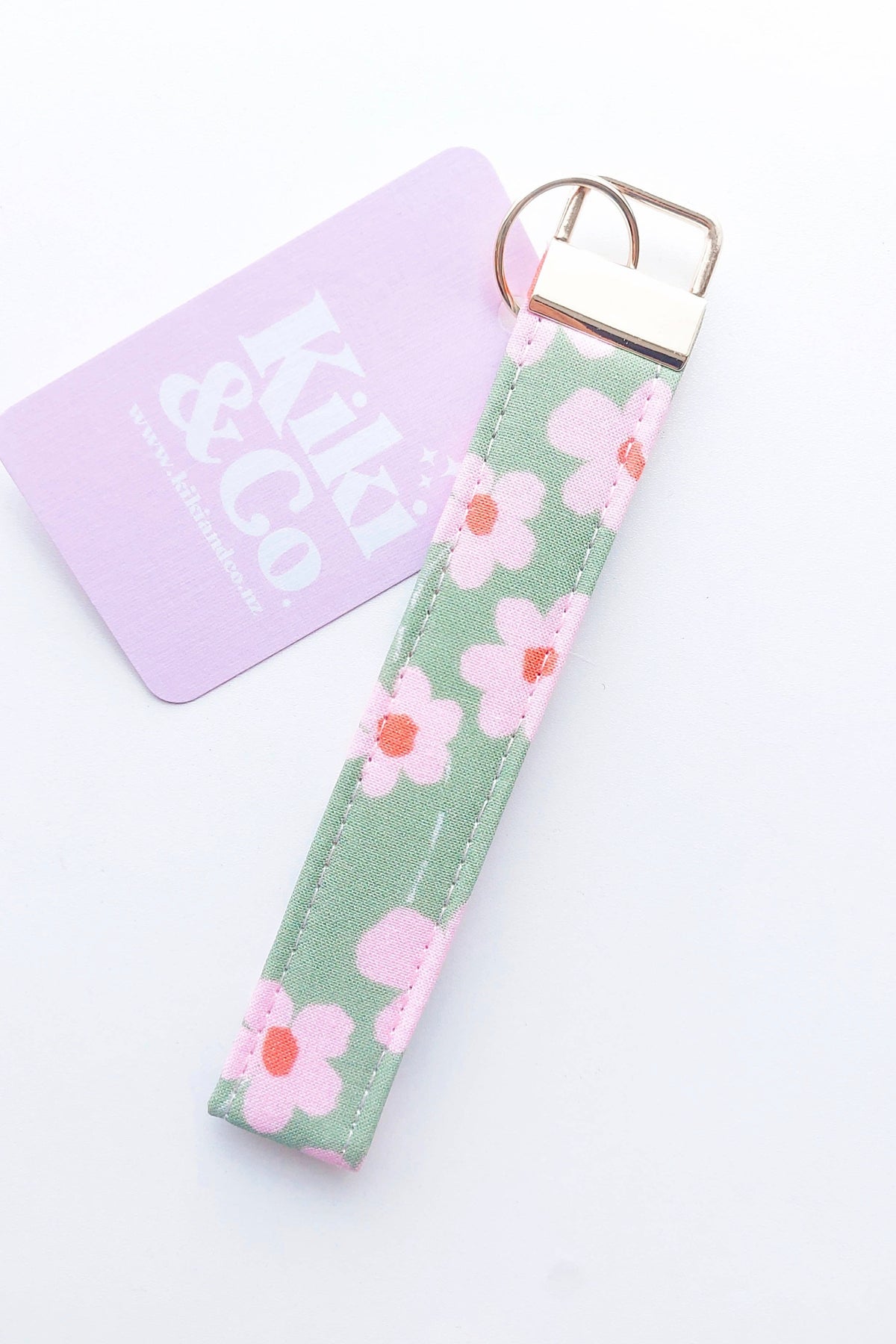 Keychain Green & Pink Joy
