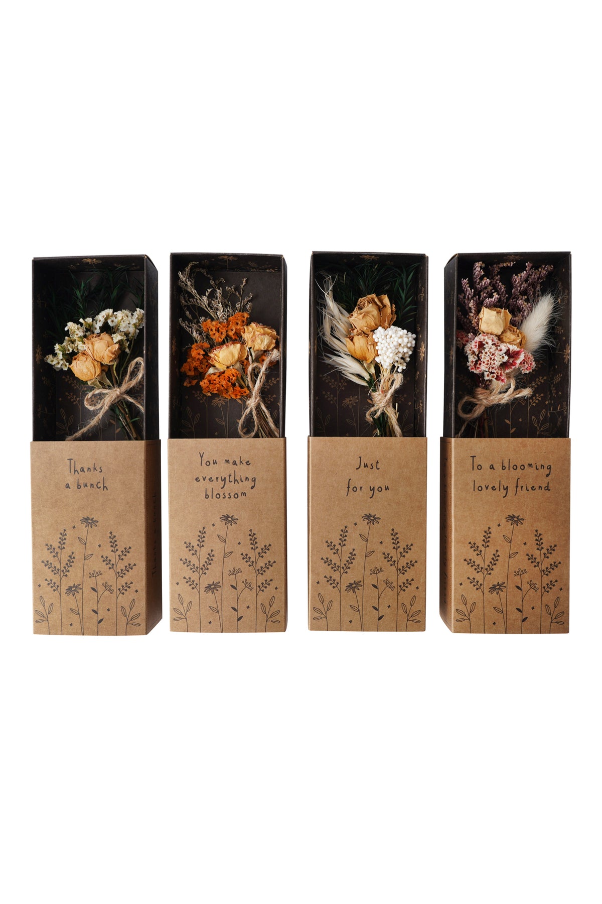 Mini Dried Flower Bouquets