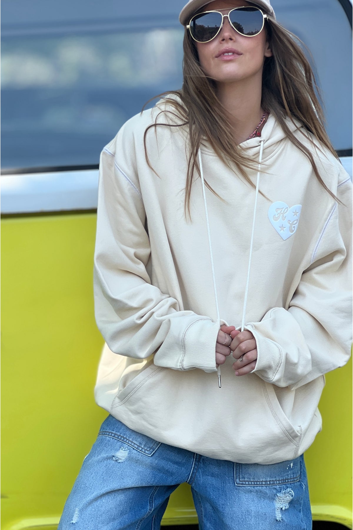 My Boyfriends Oversized Hoodie Natural