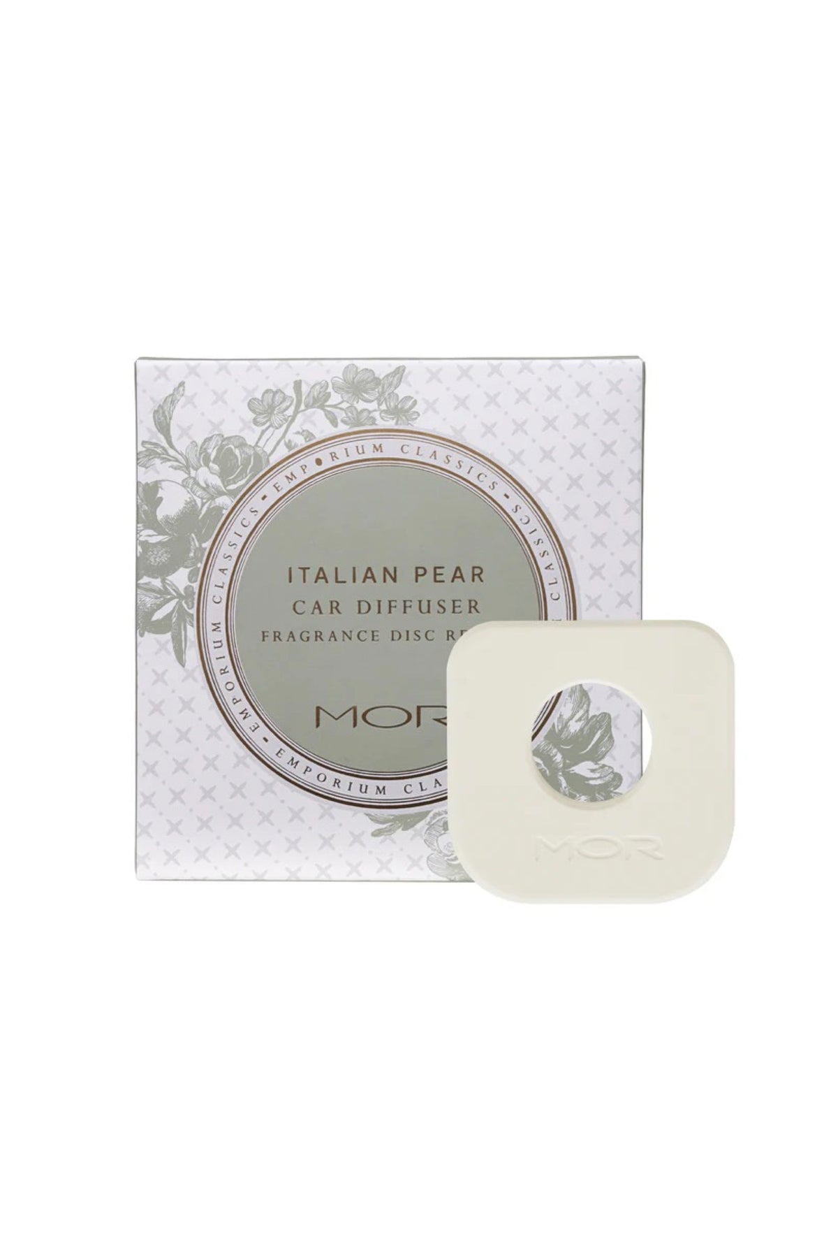 Mor Car Diffuser Italian Pear Fragrance Disc Refill