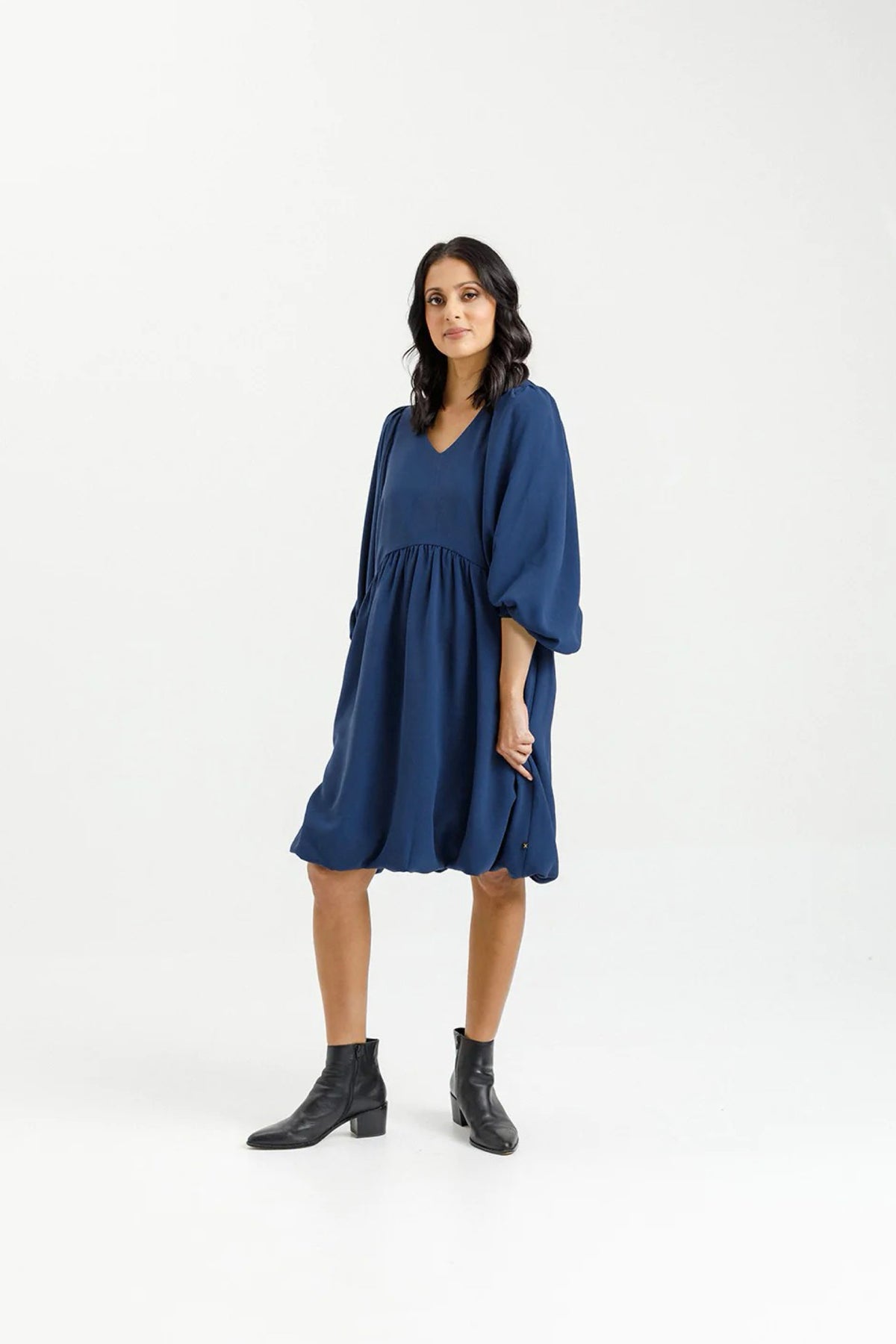 Molly Dress Indigo Blue