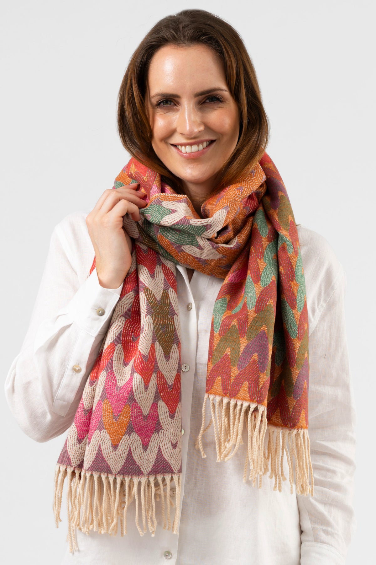 Bright Hearts Scarf