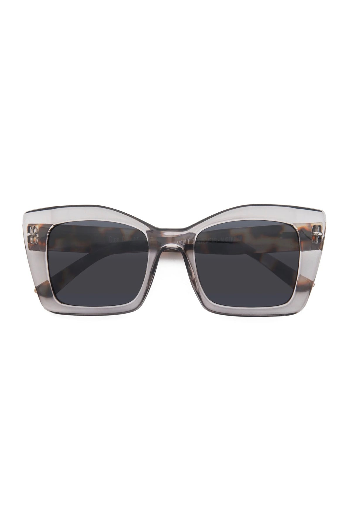 Cleo Sunglasses Grey Tortoise Shell