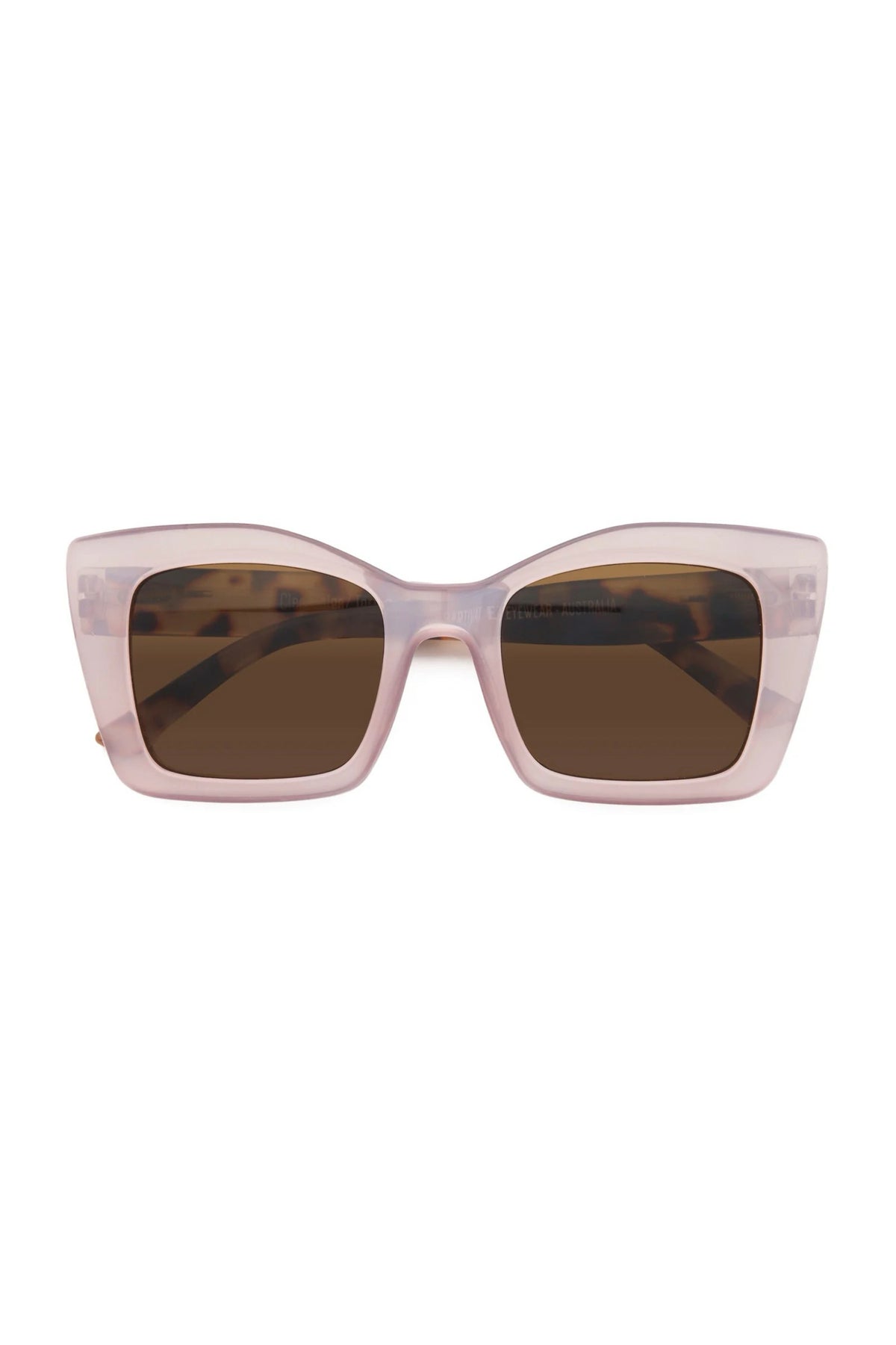 Cleo Sunglasses Beige Tortoise Shell