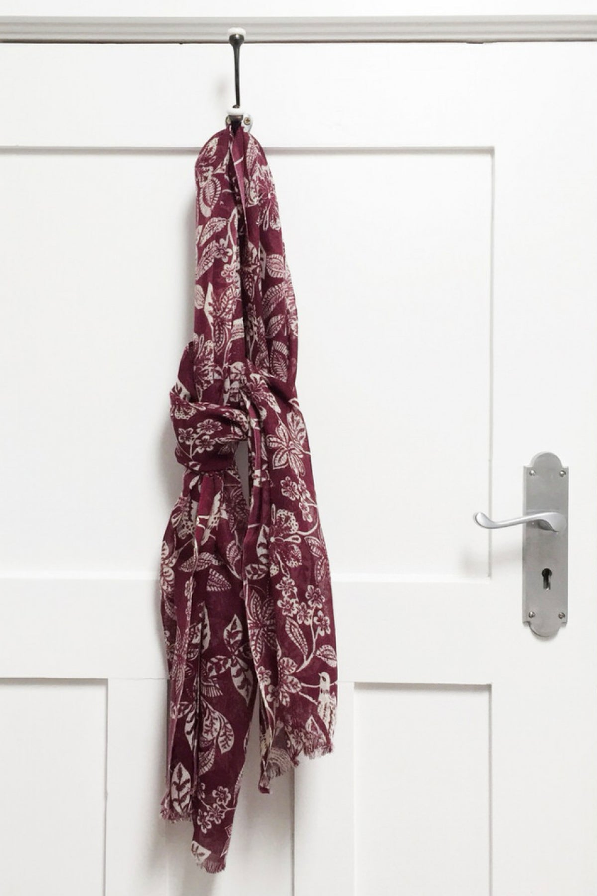 Garden Merino Scarf Merlot