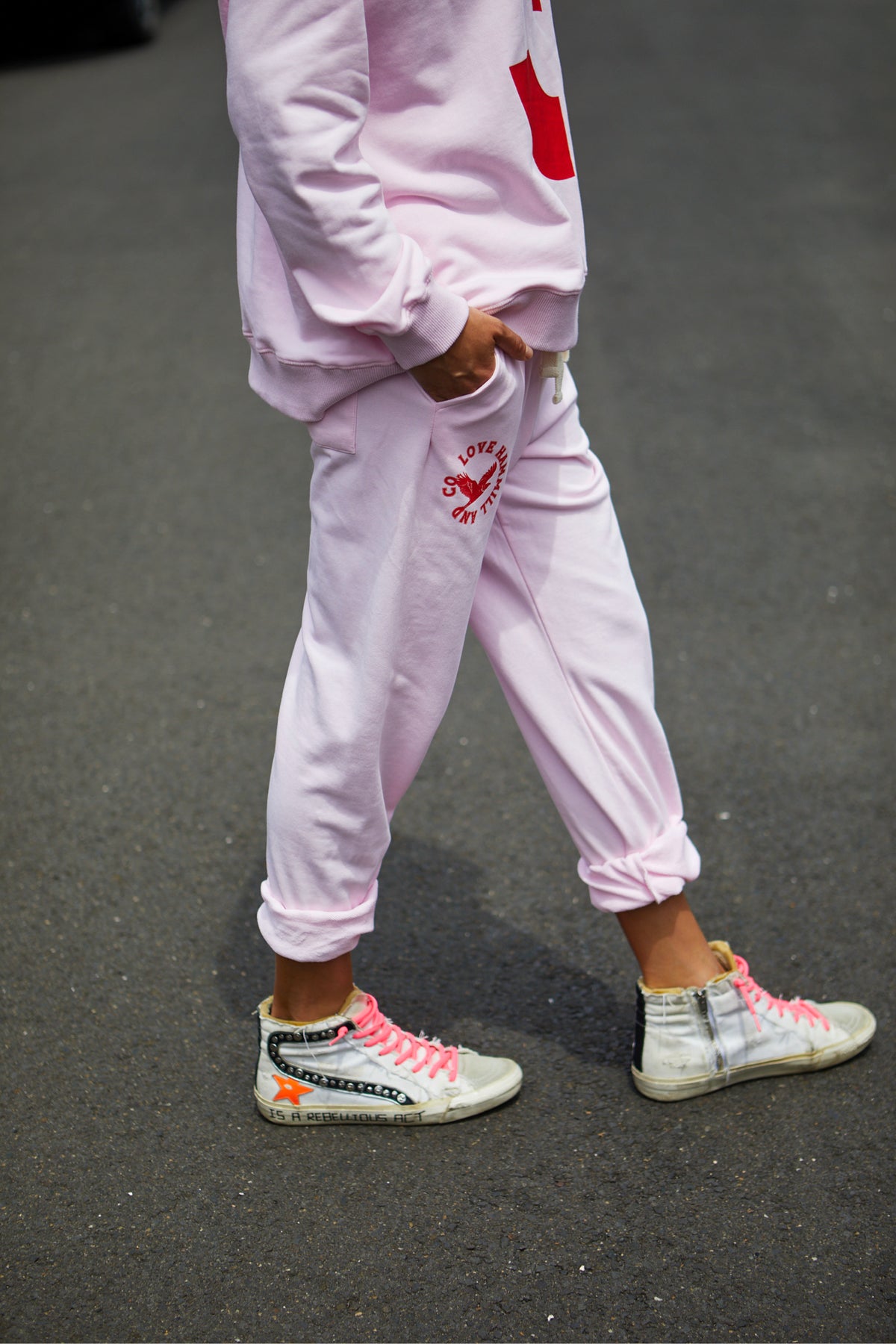 Lucky NO.3 Pink Track Pant - PREORDER DELIVERY EARLY MAY