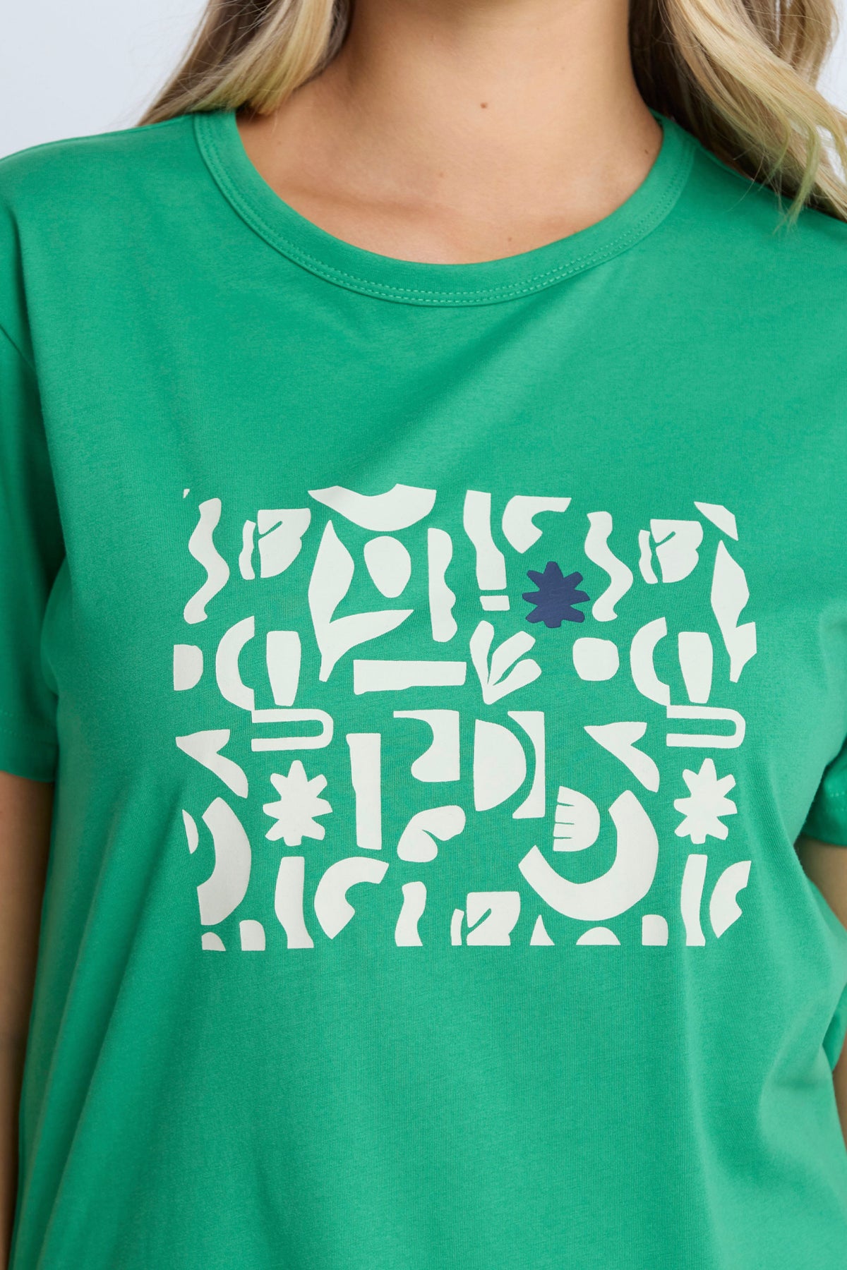 Ace Tee Grass Green Geo - PREORDER