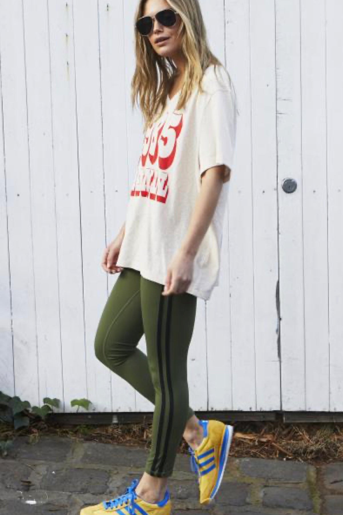Hammill Logo V-Neck Tee Natural - PREORDER DELIVERY END SEPTEMBER