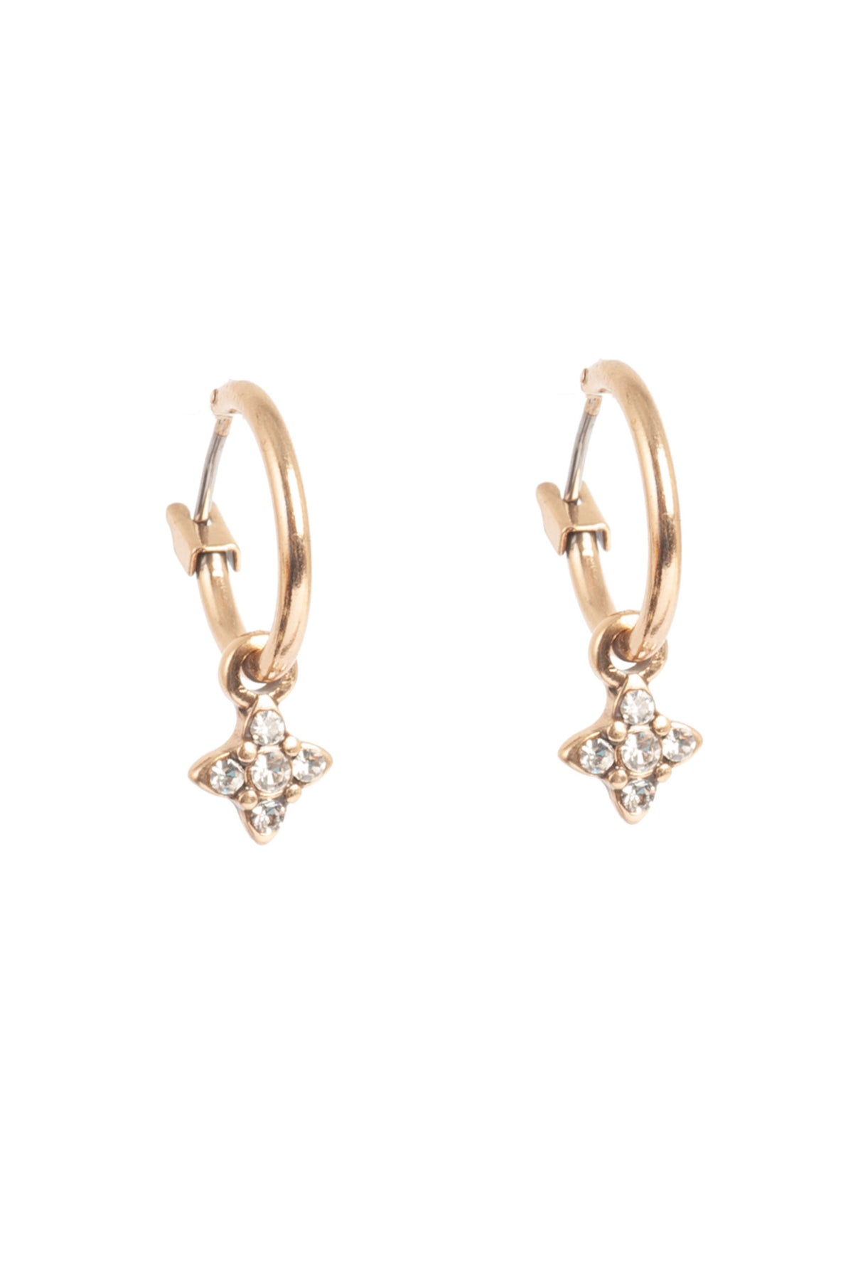 Earring Small Crystal Charming Coins