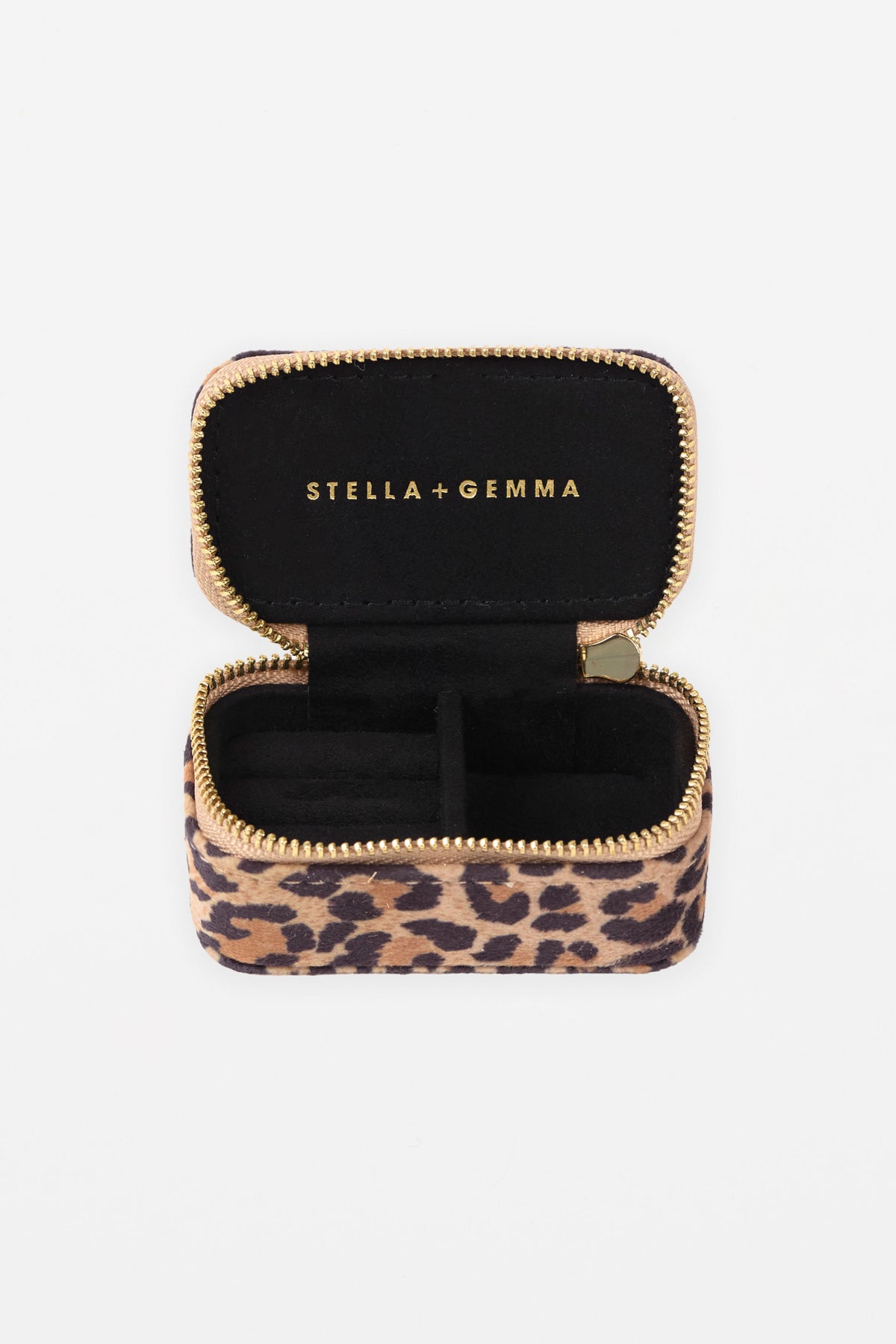 Jewel Box Small Rectangle Leopard Print