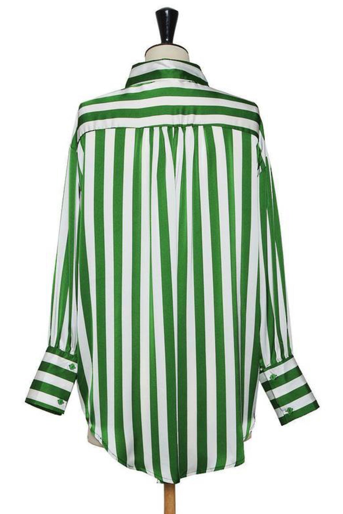 London Shirt Green Stripe