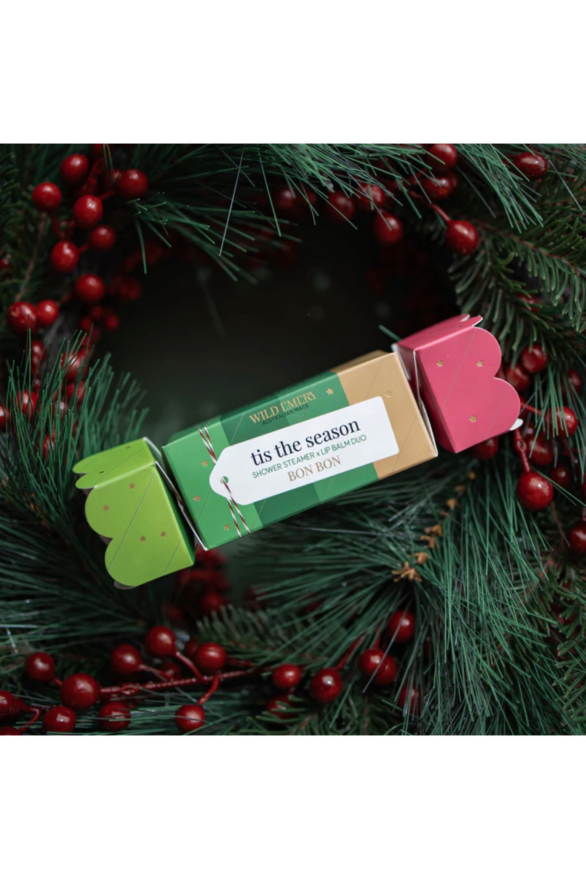 Tis The Season Shower Steamer x Lip Balm Duo Bon Bon