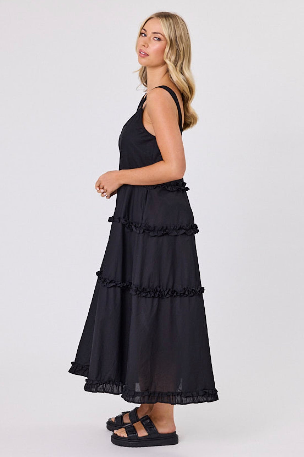 Regalia Dress Black - PREORDER DELIVERY MID SEPT