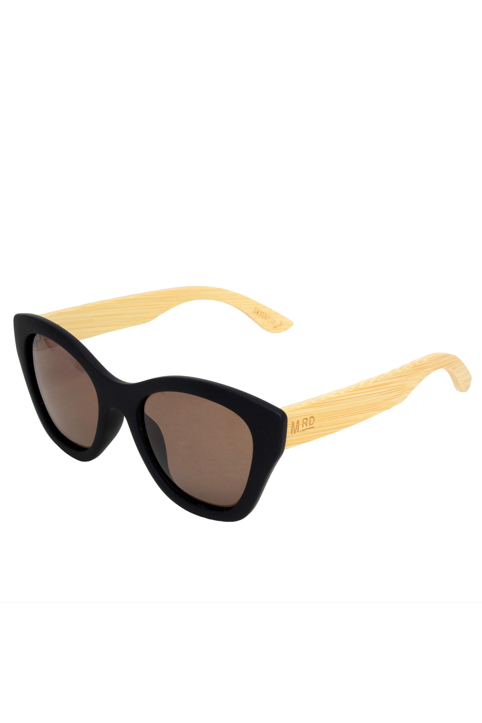 Hepburn Black With Wooden Arms