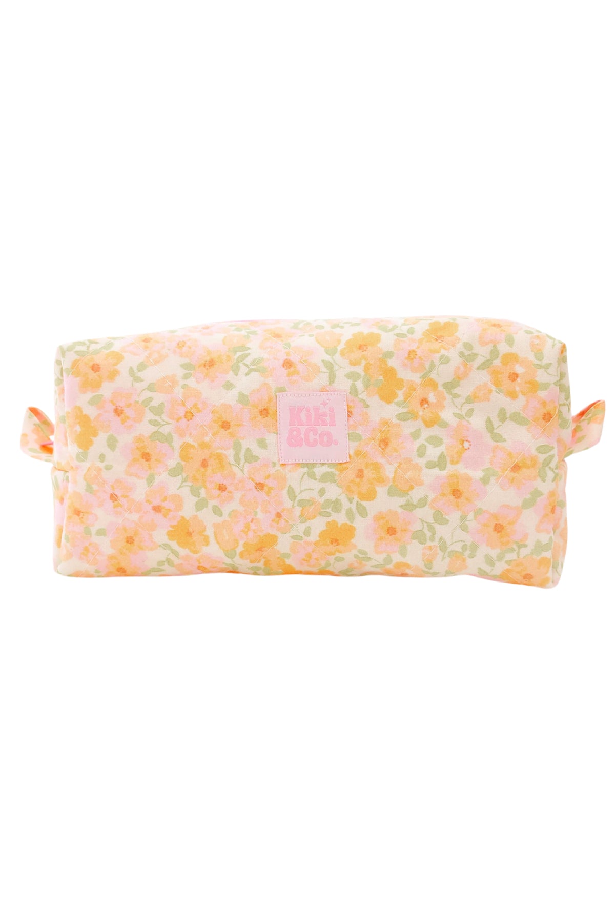 Quilted Makeup Bag Camellia