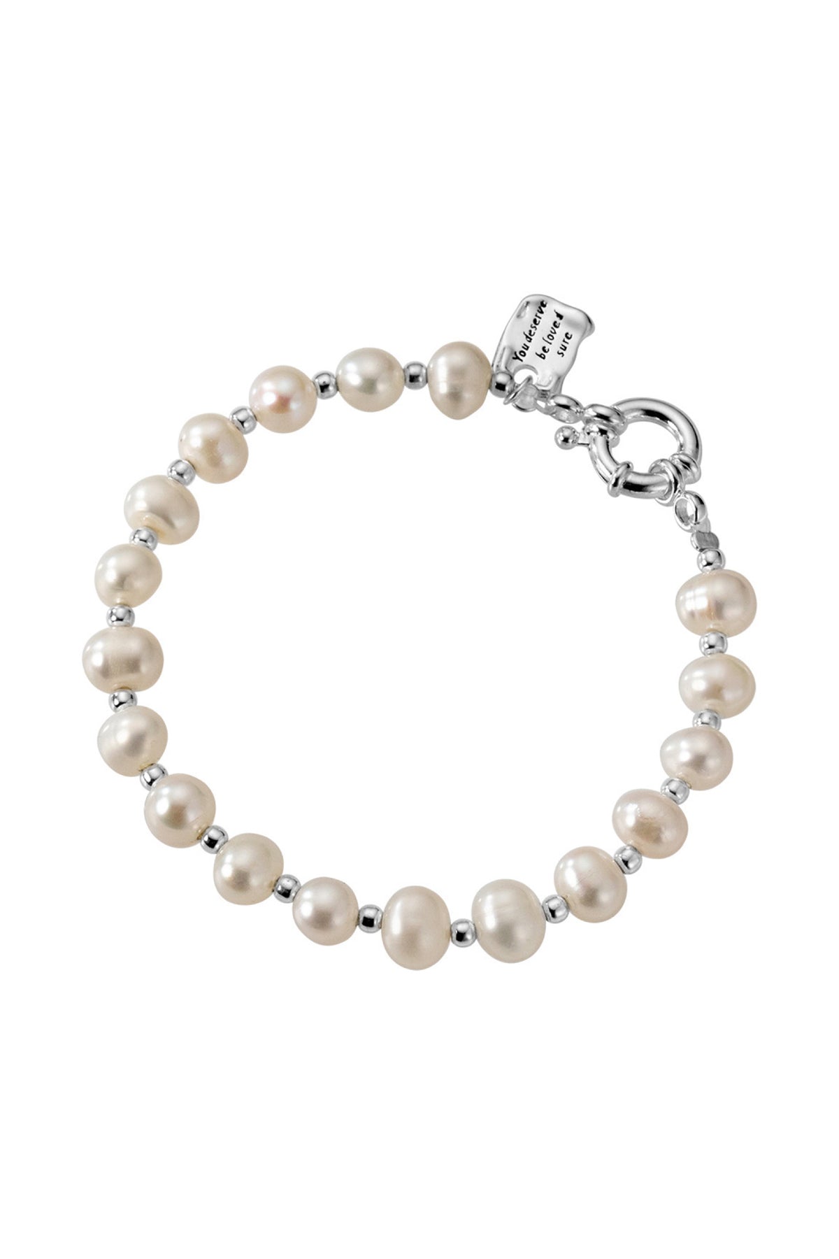 Pearl And Sterling Silver Bracelet