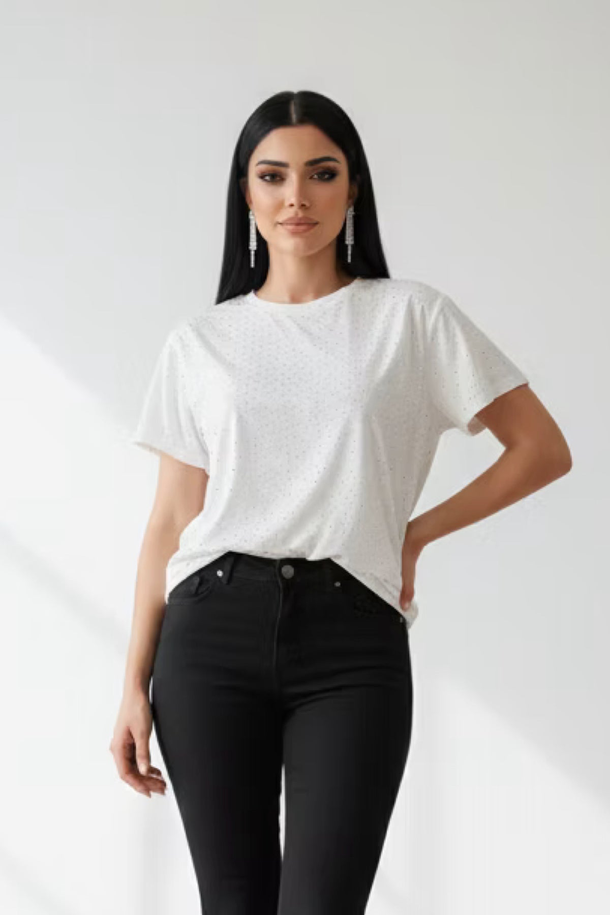 Neviah Top White