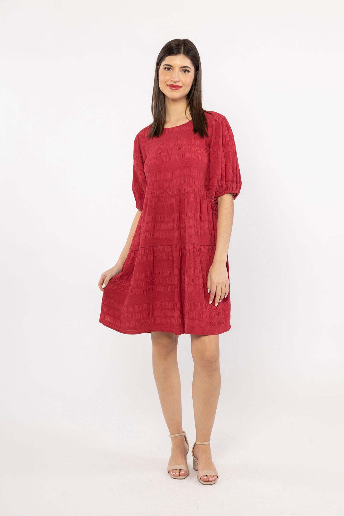 Carefree Mini Dress Red