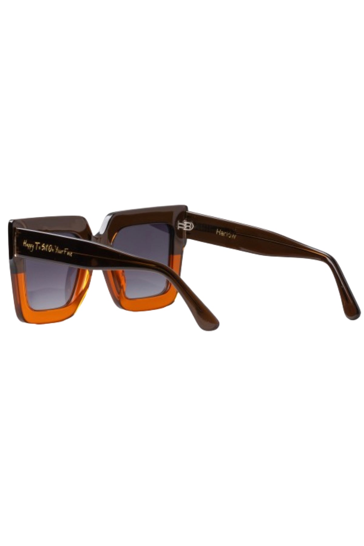 Harlow Burnt Orange Sunglasses