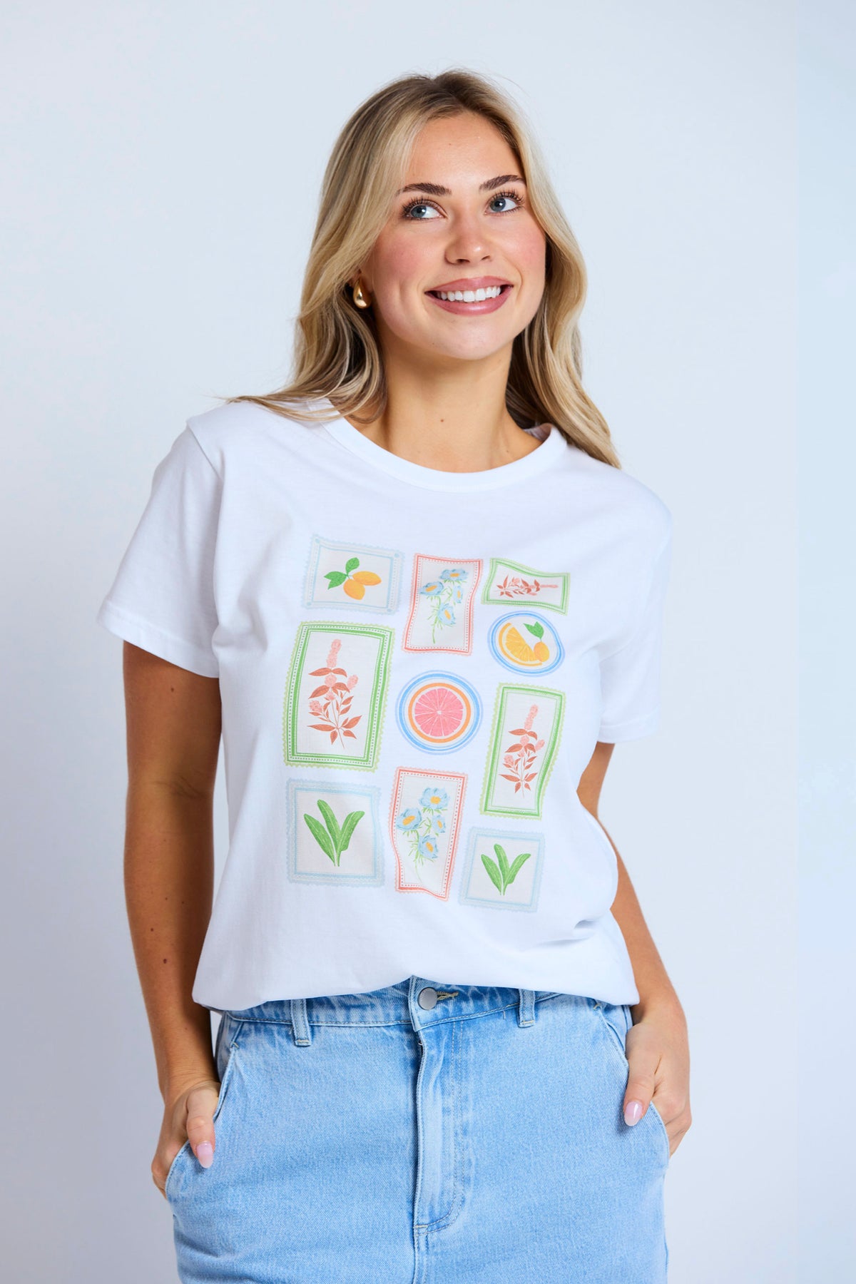 Ace Tee White Postcards From Italy - PREORDER