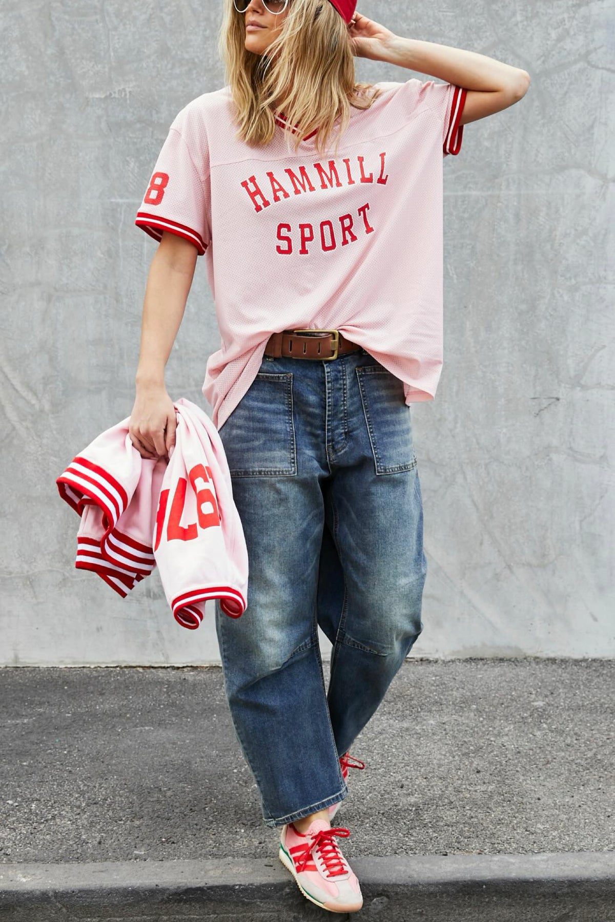 74 Retro Mesh Tee Pink - PREORDER DELIVERY END FEB