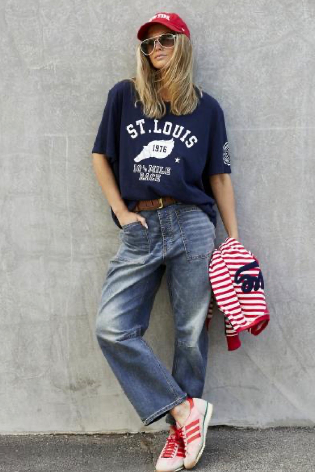 St Louis Tee Navy - PREORDER DELIVERY EARLY MARCH