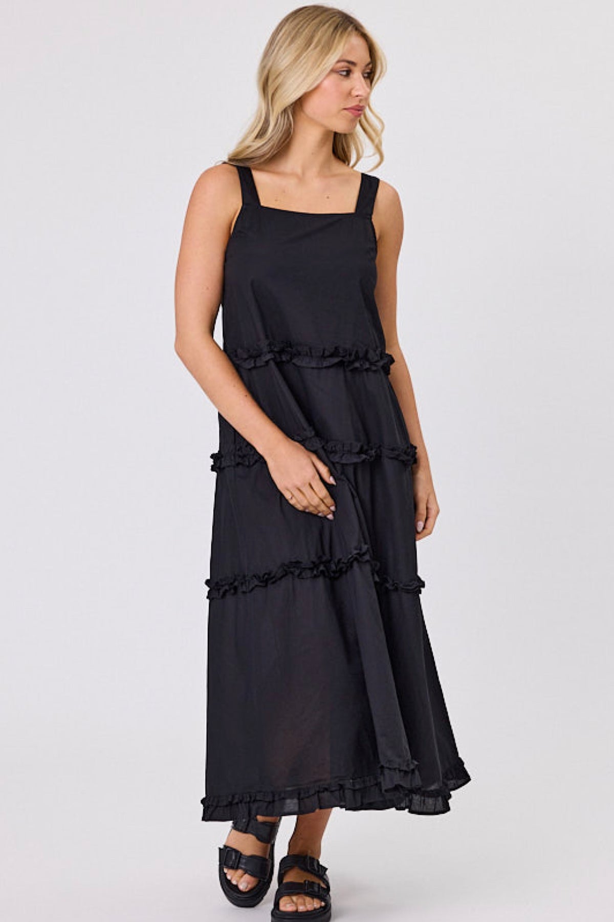 Regalia Dress Black - PREORDER DELIVERY MID SEPT