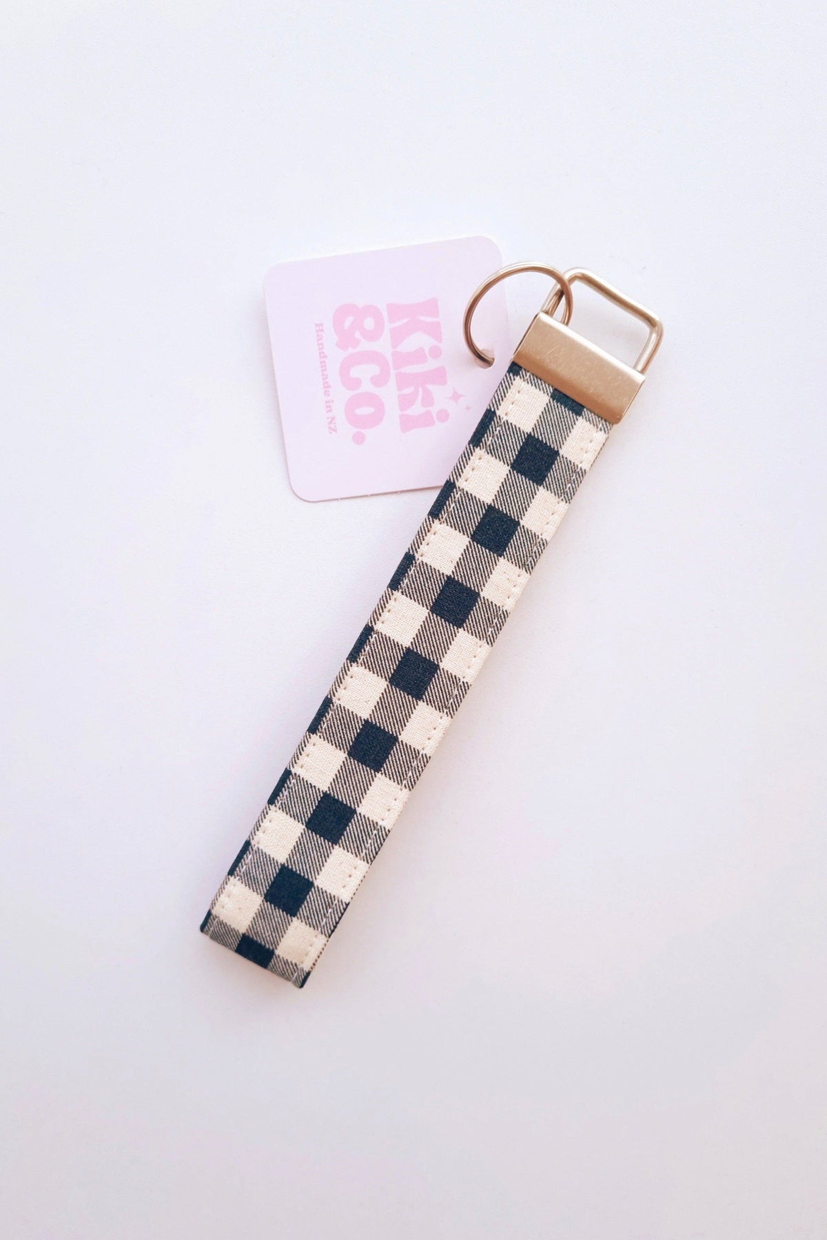 Keychain Black Tan