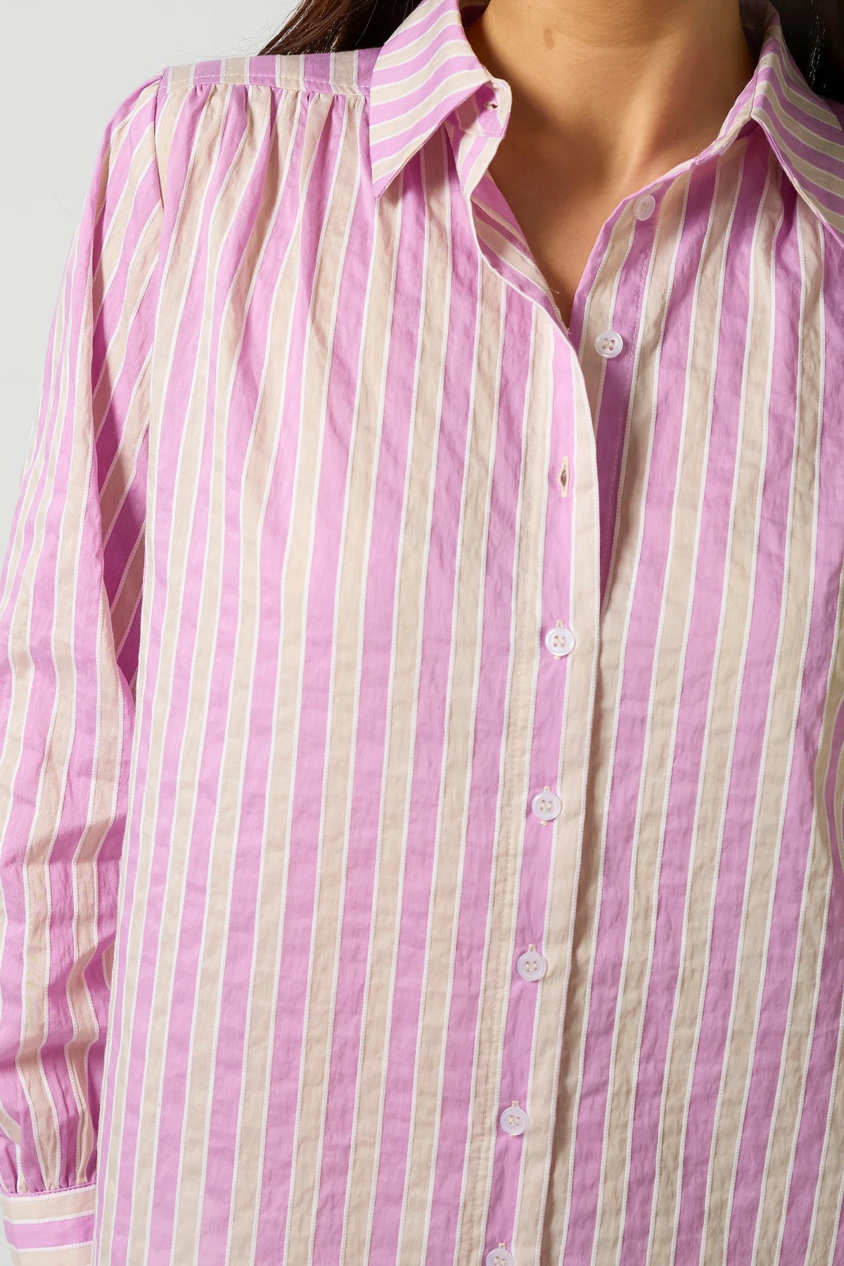Emmery Shirt Peony Stripe