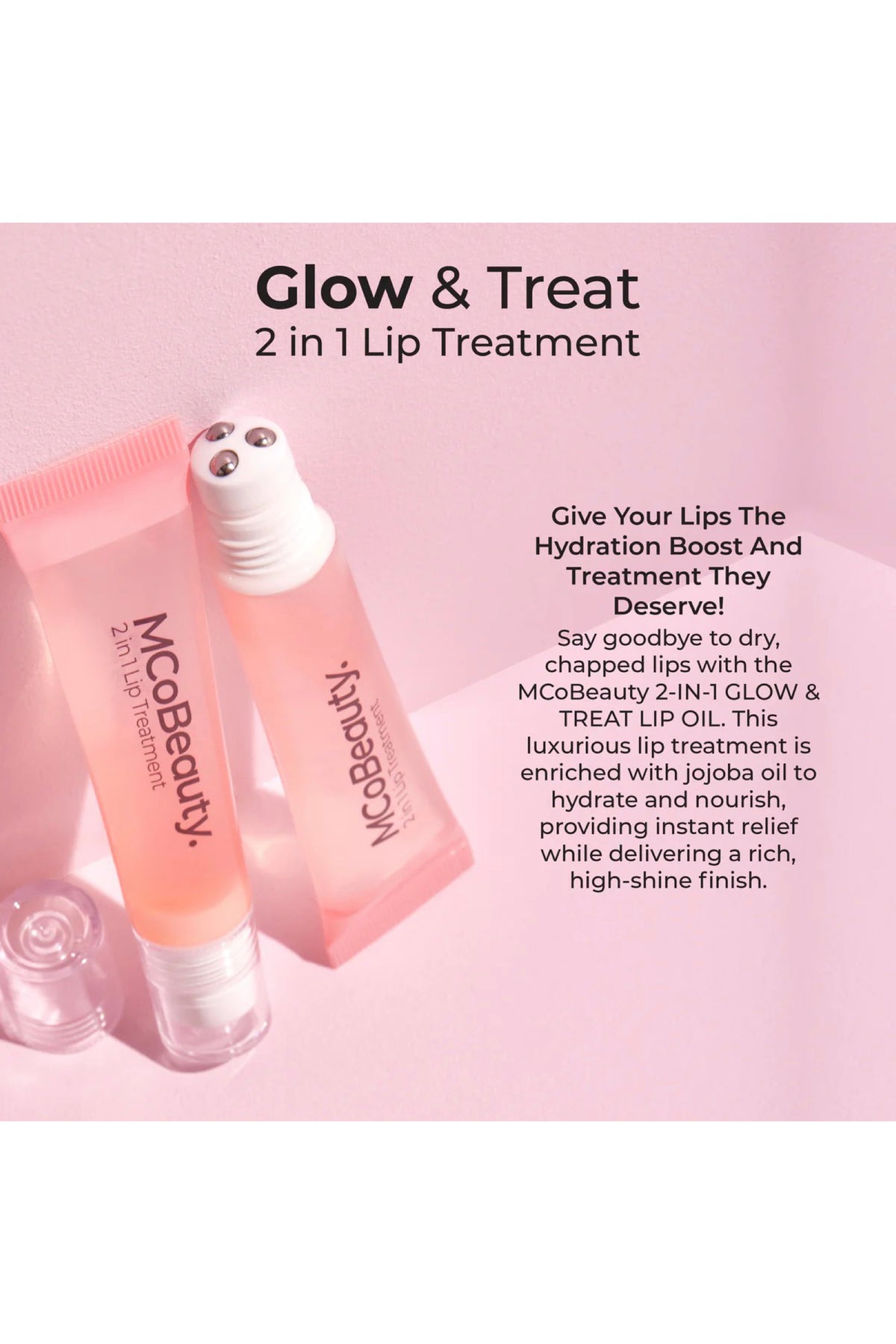 Glow & Treat 2-in-1 Lip Treatment Peach