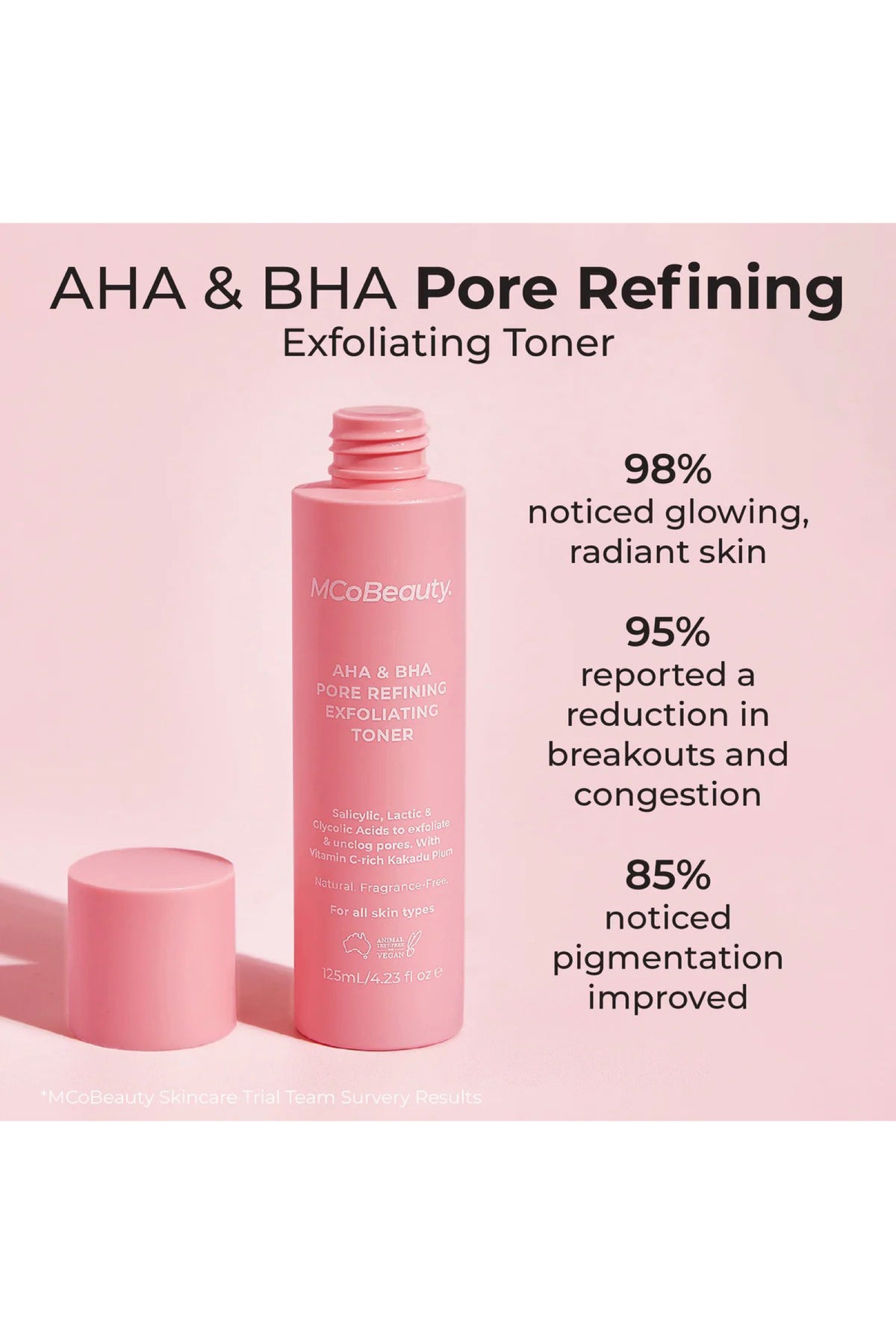 AHA & BHA Pore Refining Exfoliating Toner