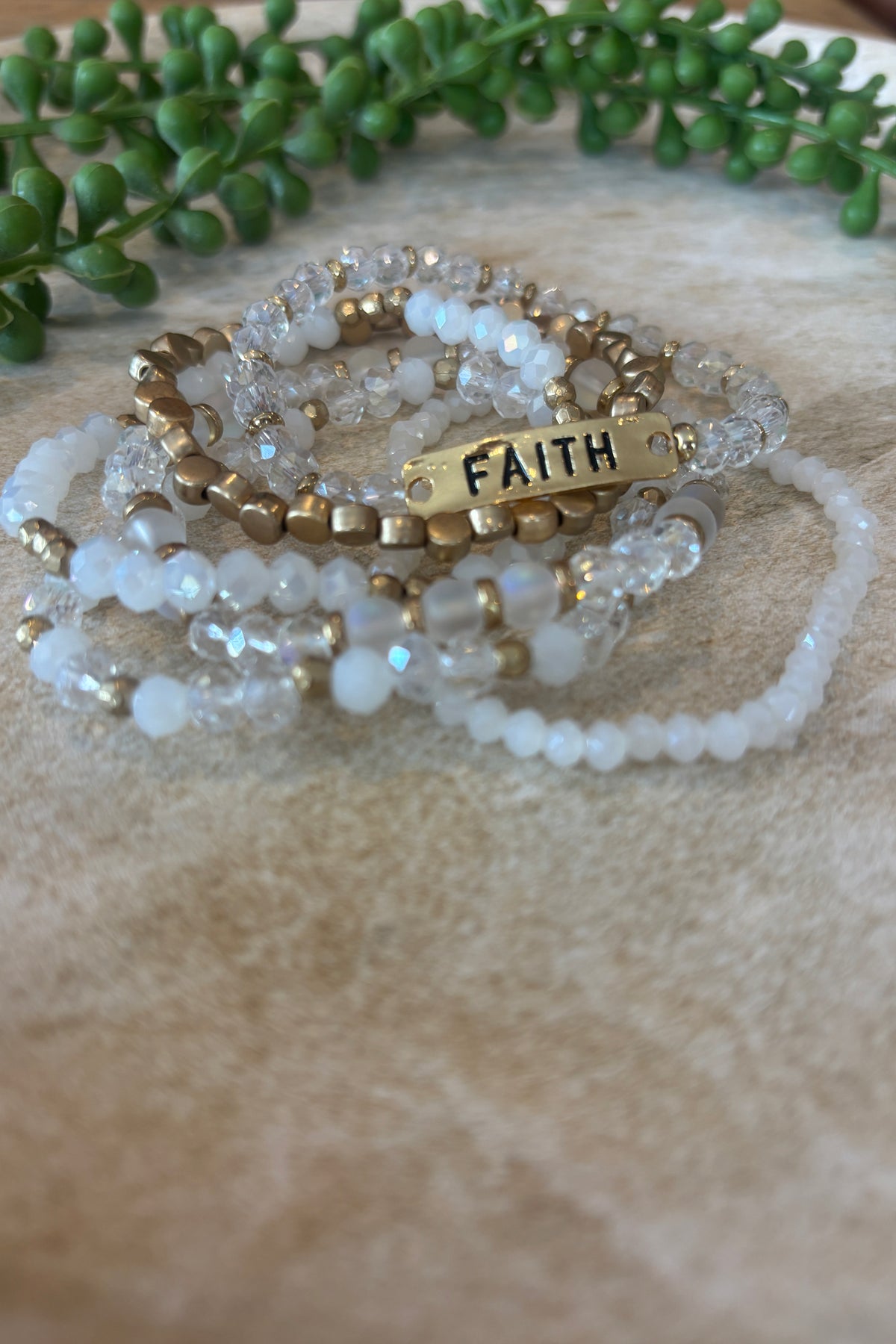 Faith Bracelet White