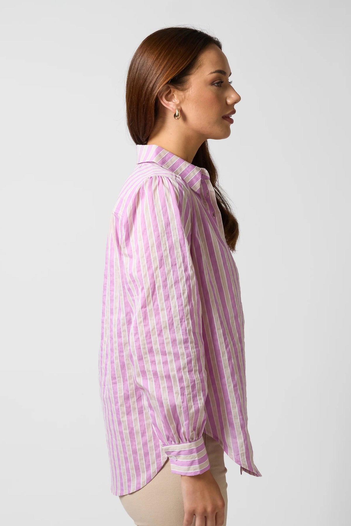 Emmery Shirt Peony Stripe