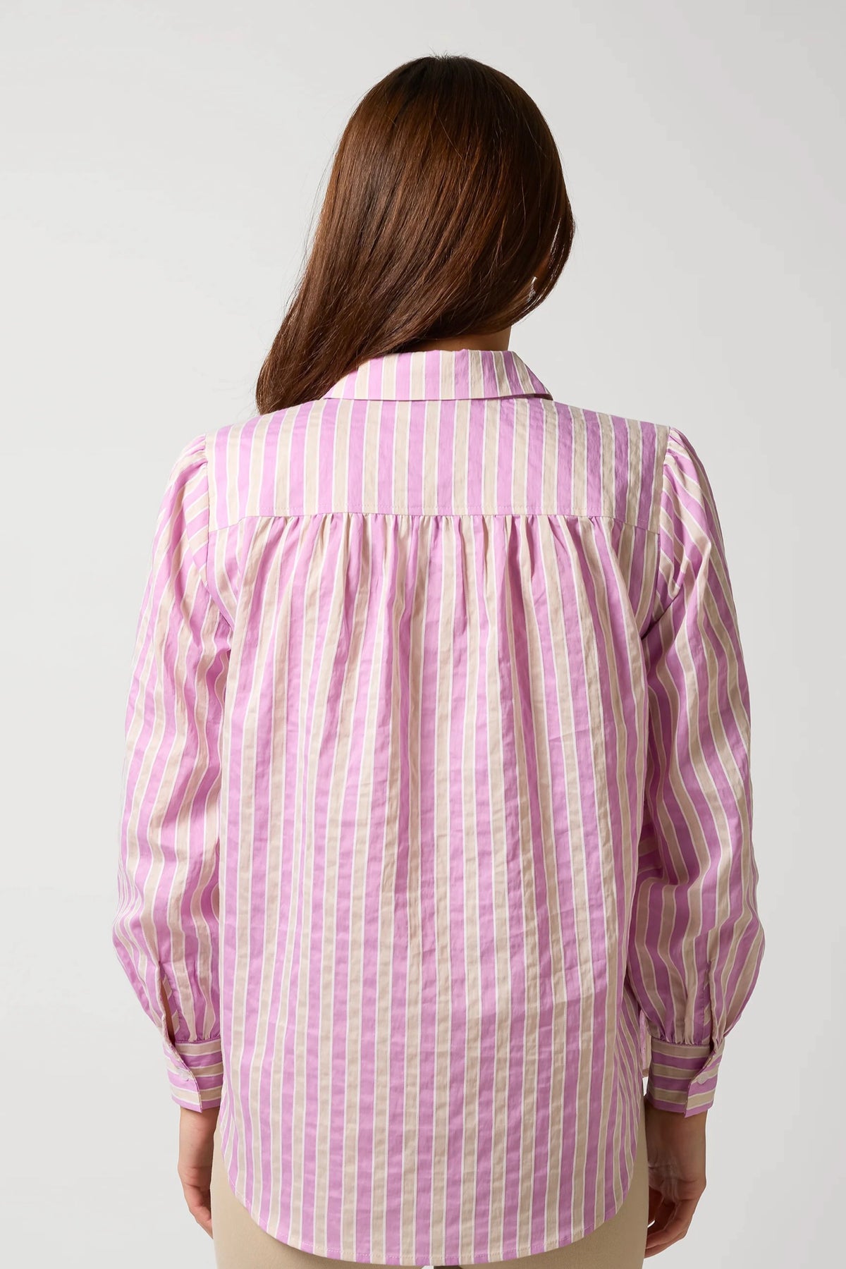 Emmery Shirt Peony Stripe