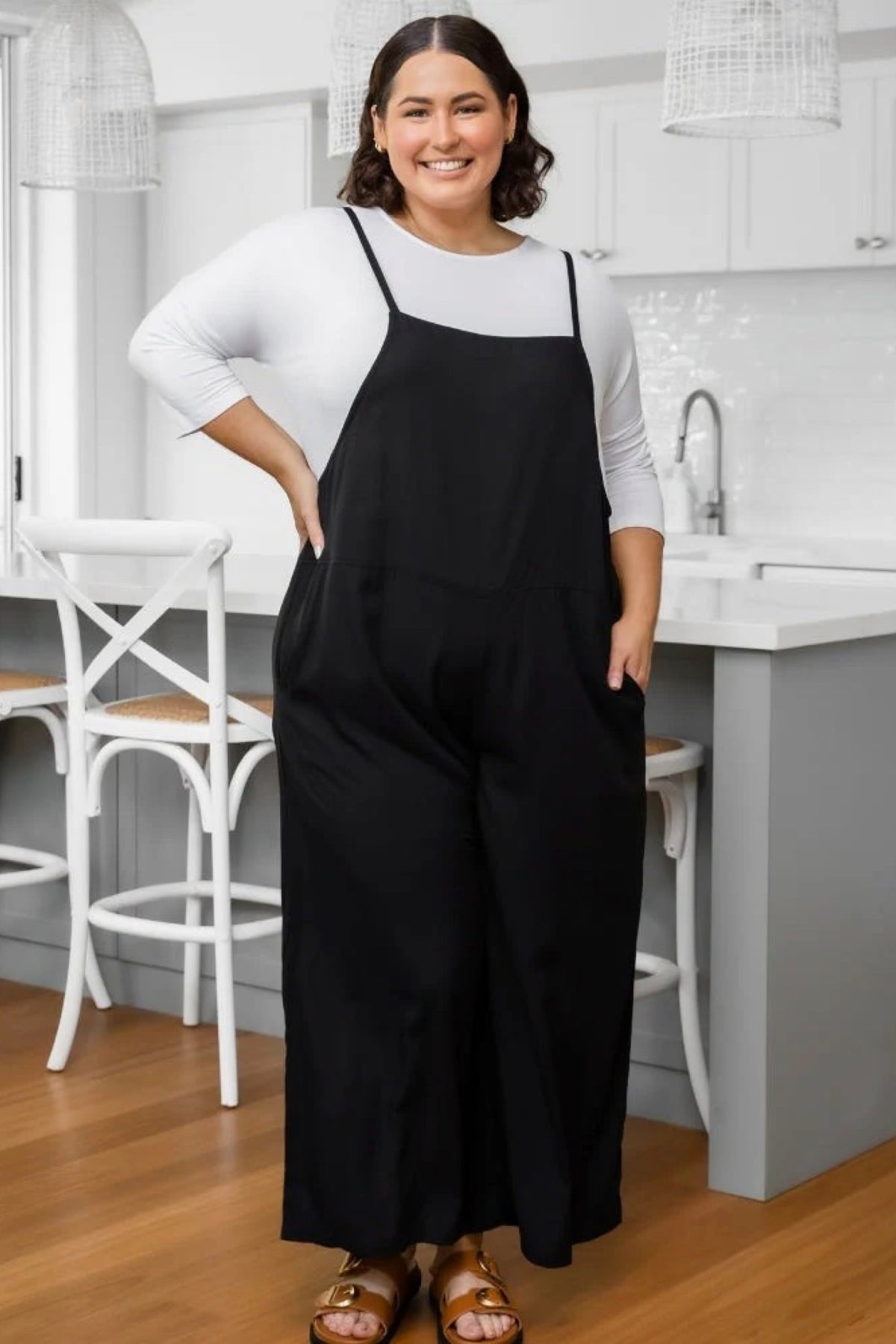 Rayon Overall Black
