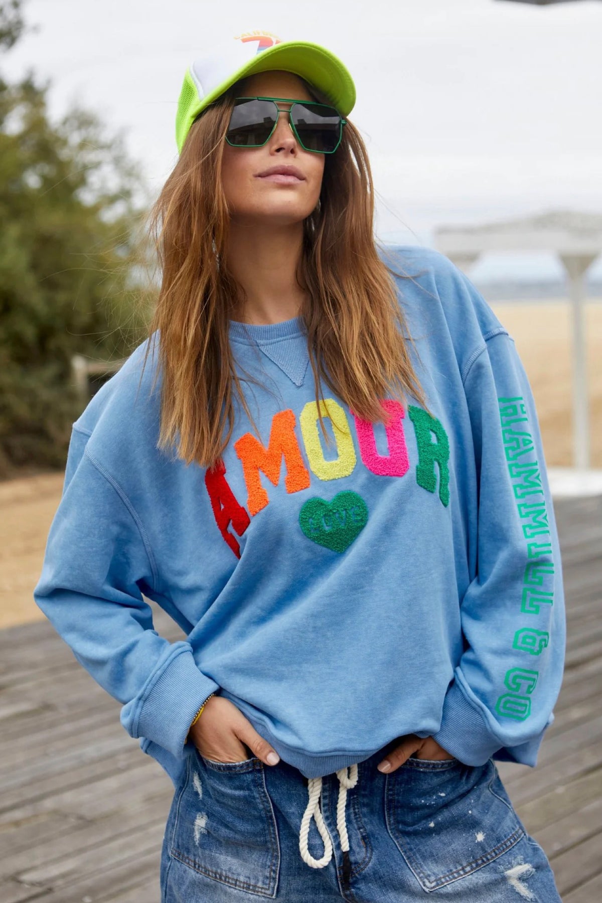 Applique Sweat Blue - PREORDER DELIVERY MID MAY
